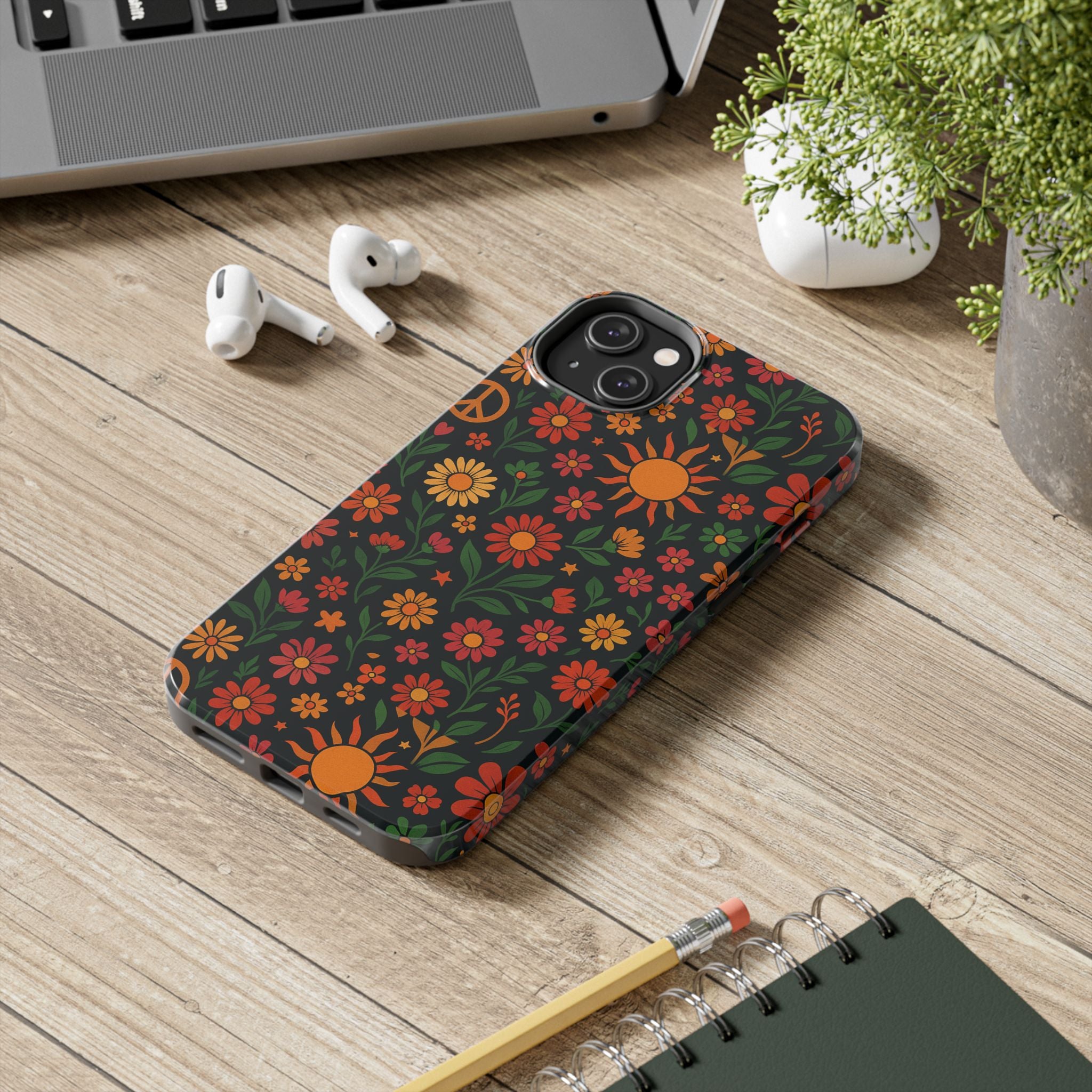 Flower Power Sunshine Hippie Phone Case