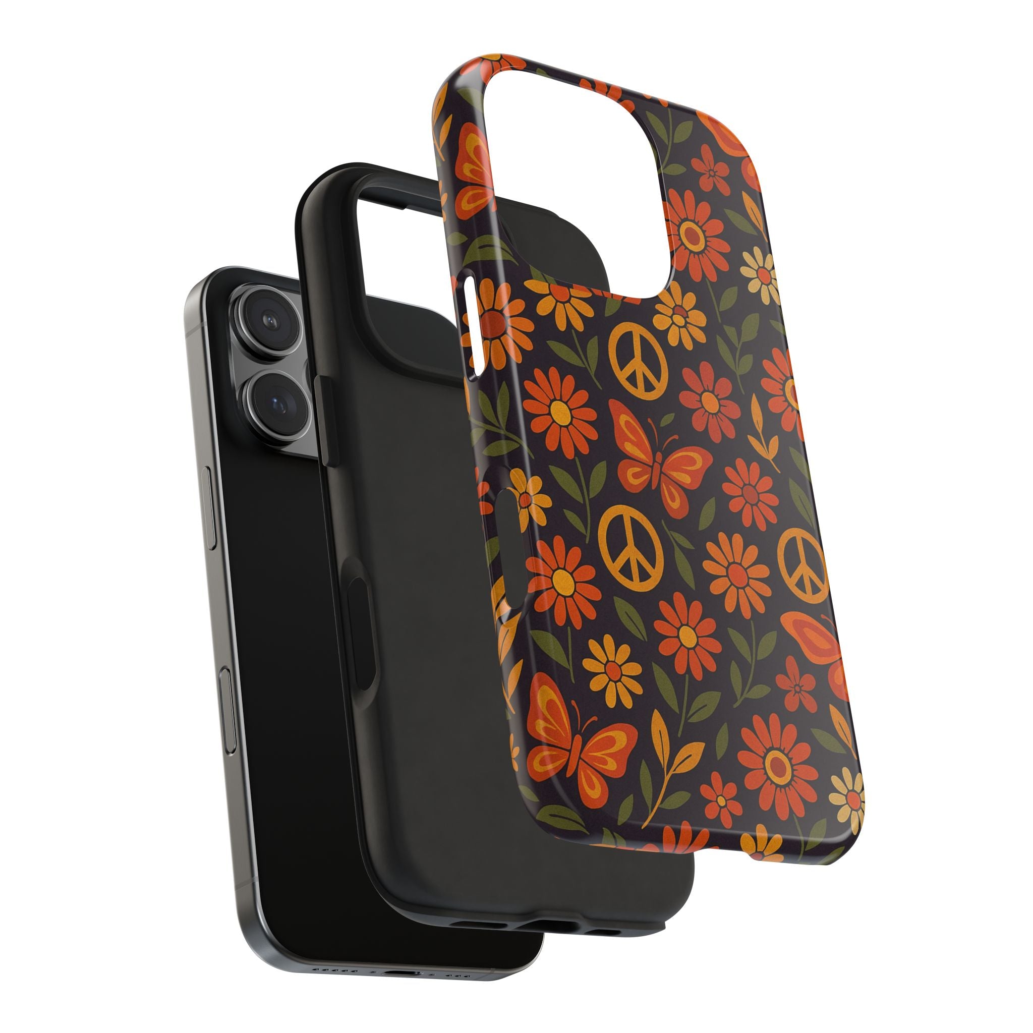 Groovy Harmony – Boho Hippie Floral Phone Case