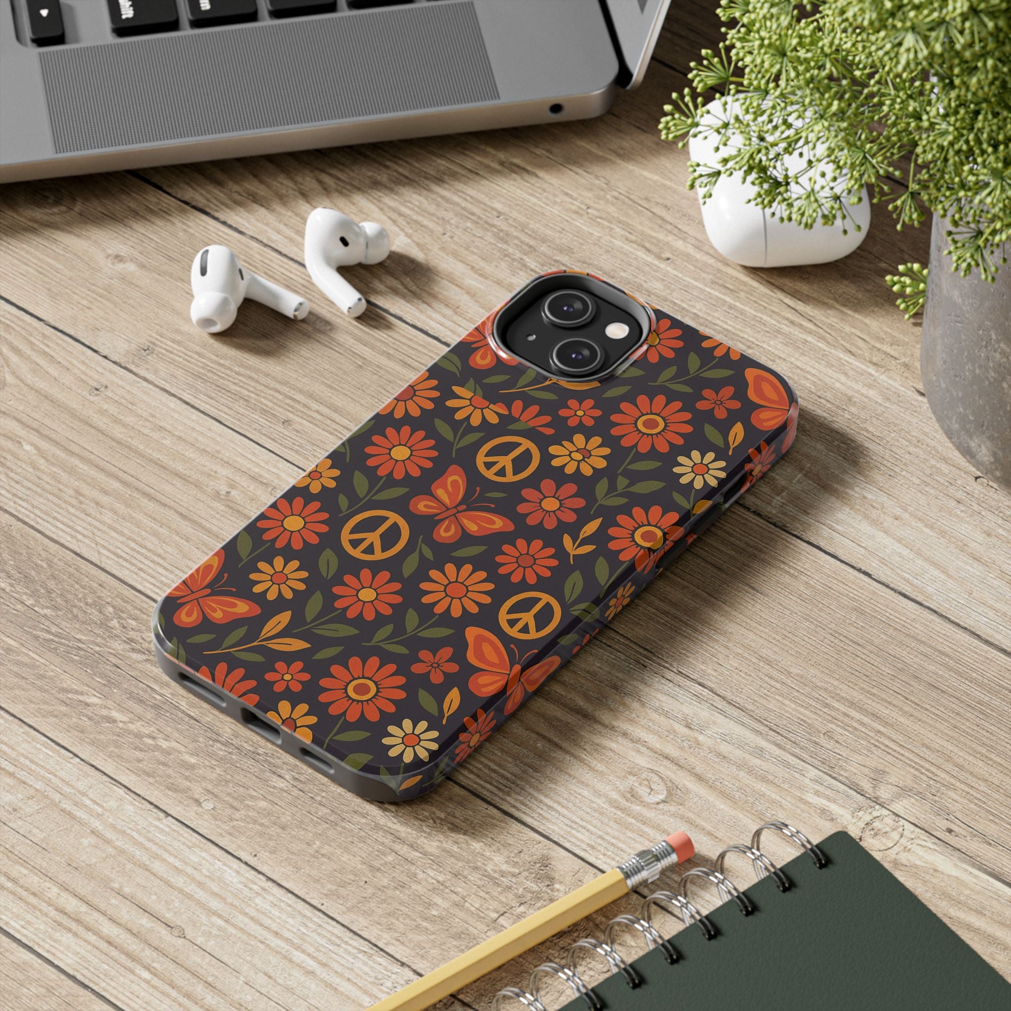 Groovy Harmony – Boho Hippie Floral Phone Case