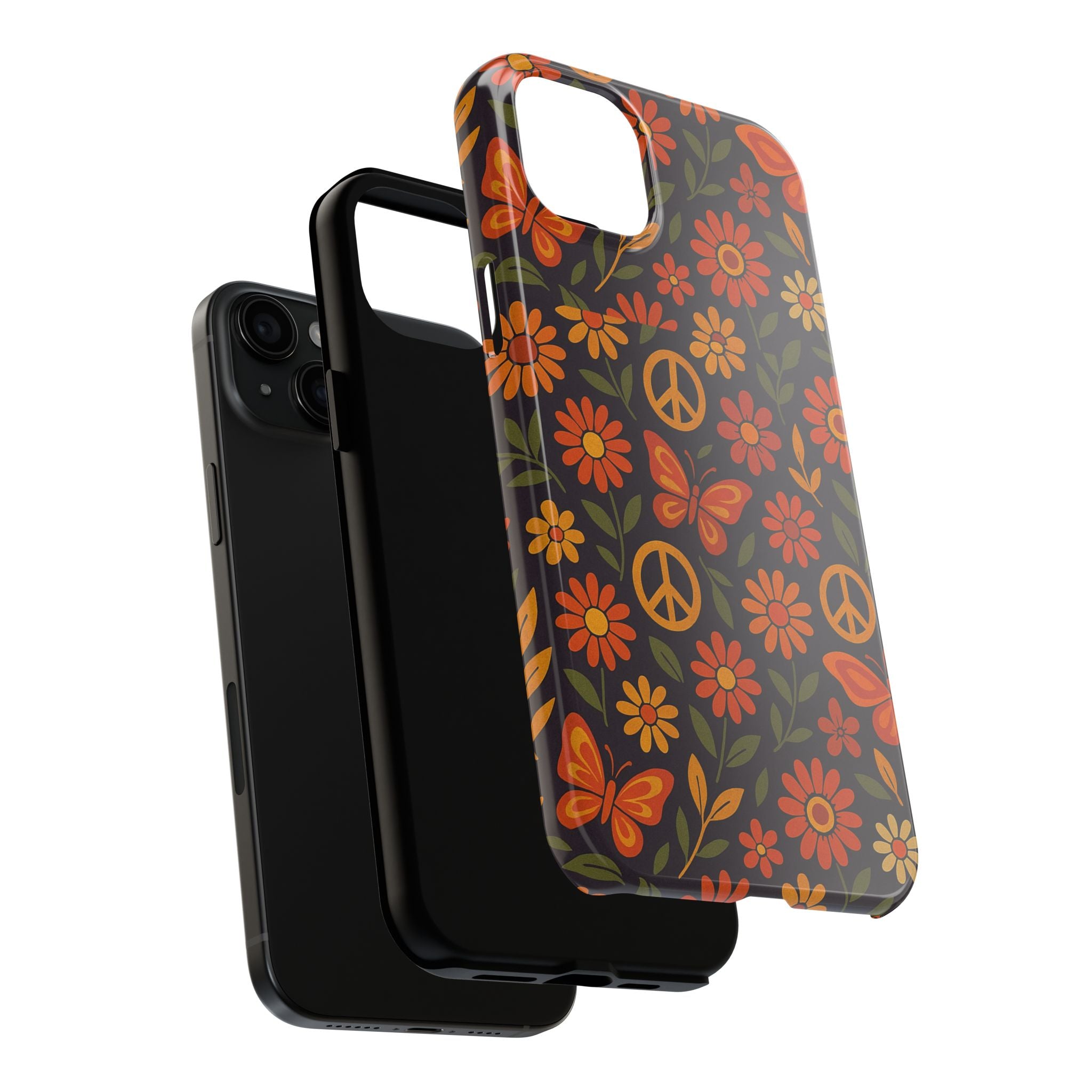 Groovy Harmony – Boho Hippie Floral Phone Case