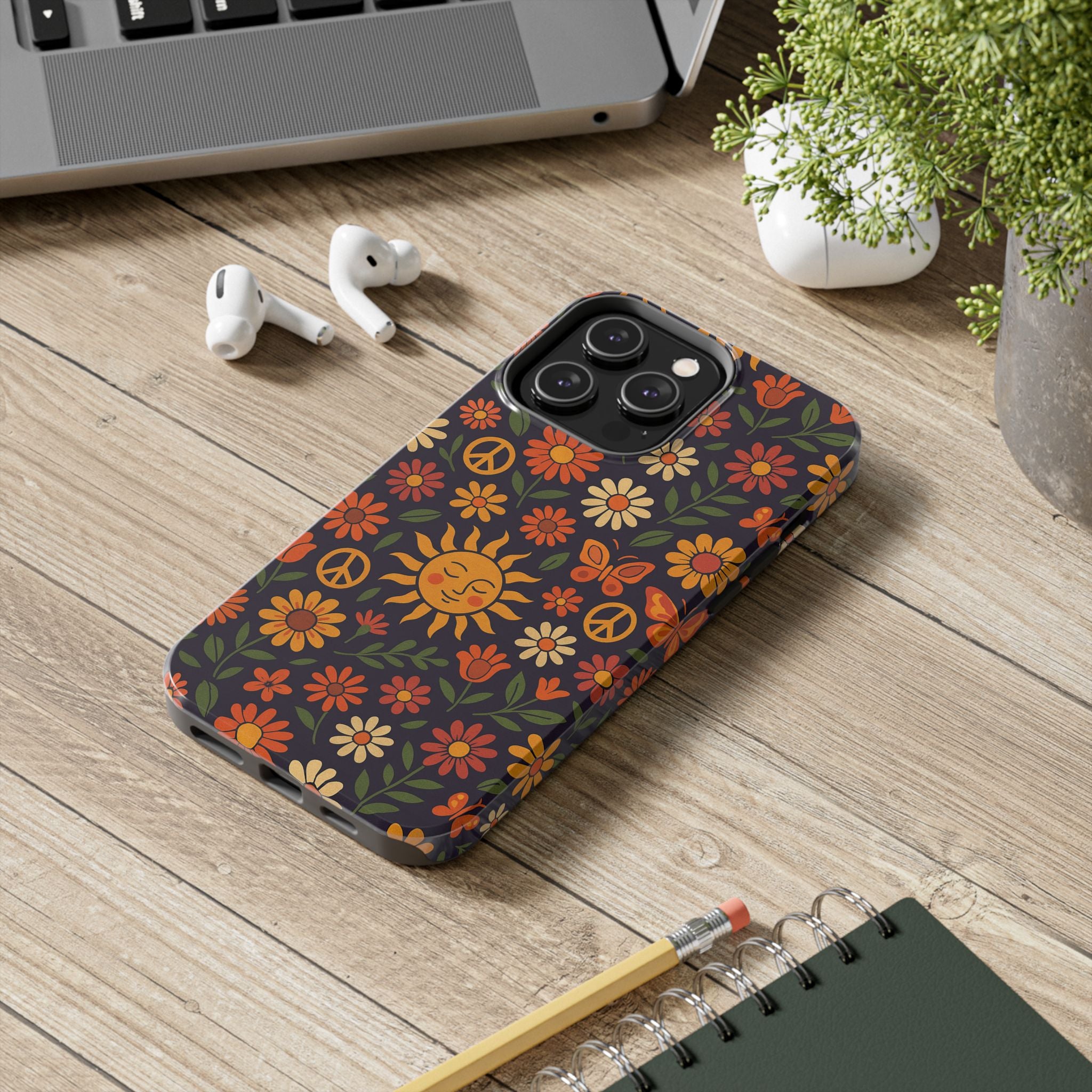 Celestial Bloom – Psychedelic Hippie Phone Case