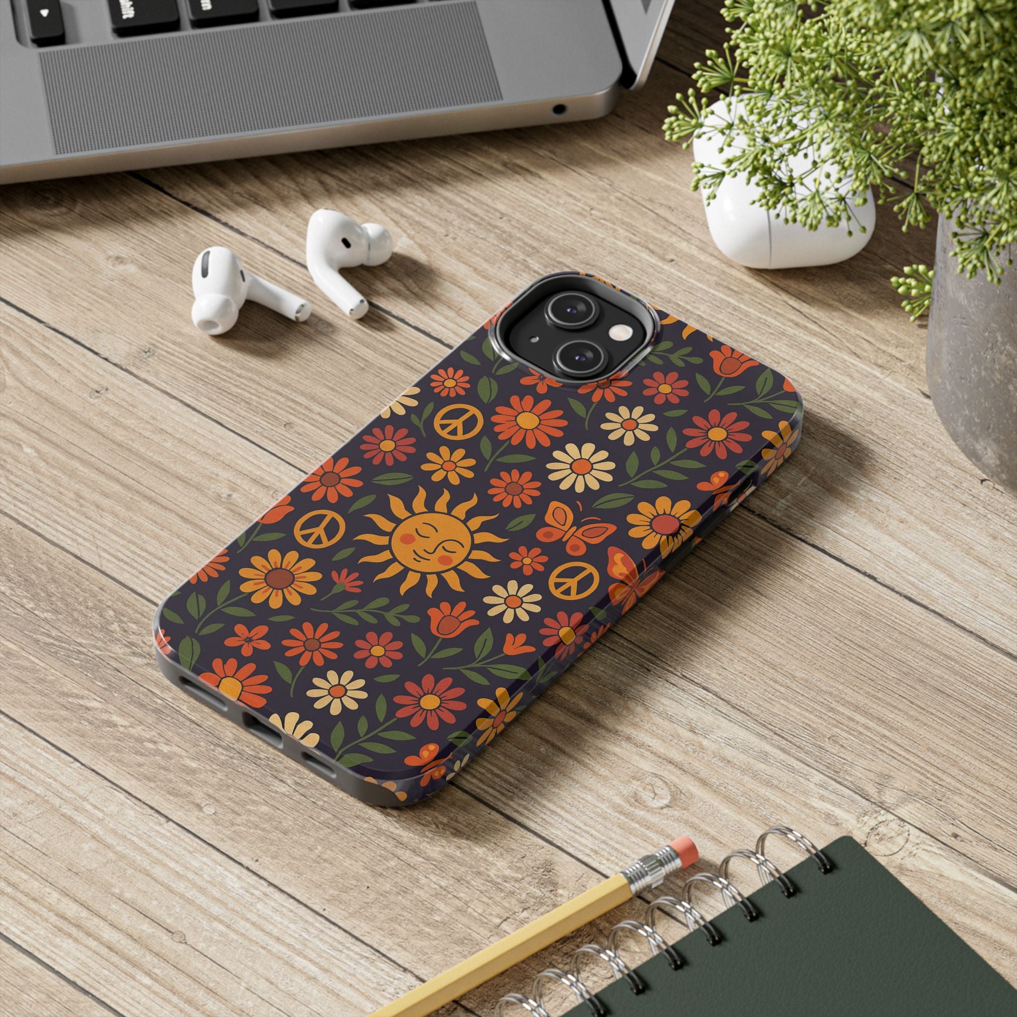 Celestial Bloom – Psychedelic Hippie Phone Case