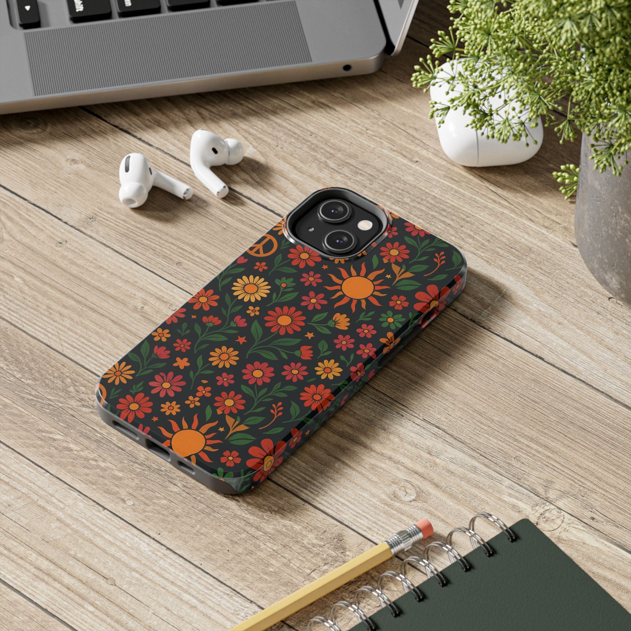 Flower Power Sunshine Hippie Phone Case
