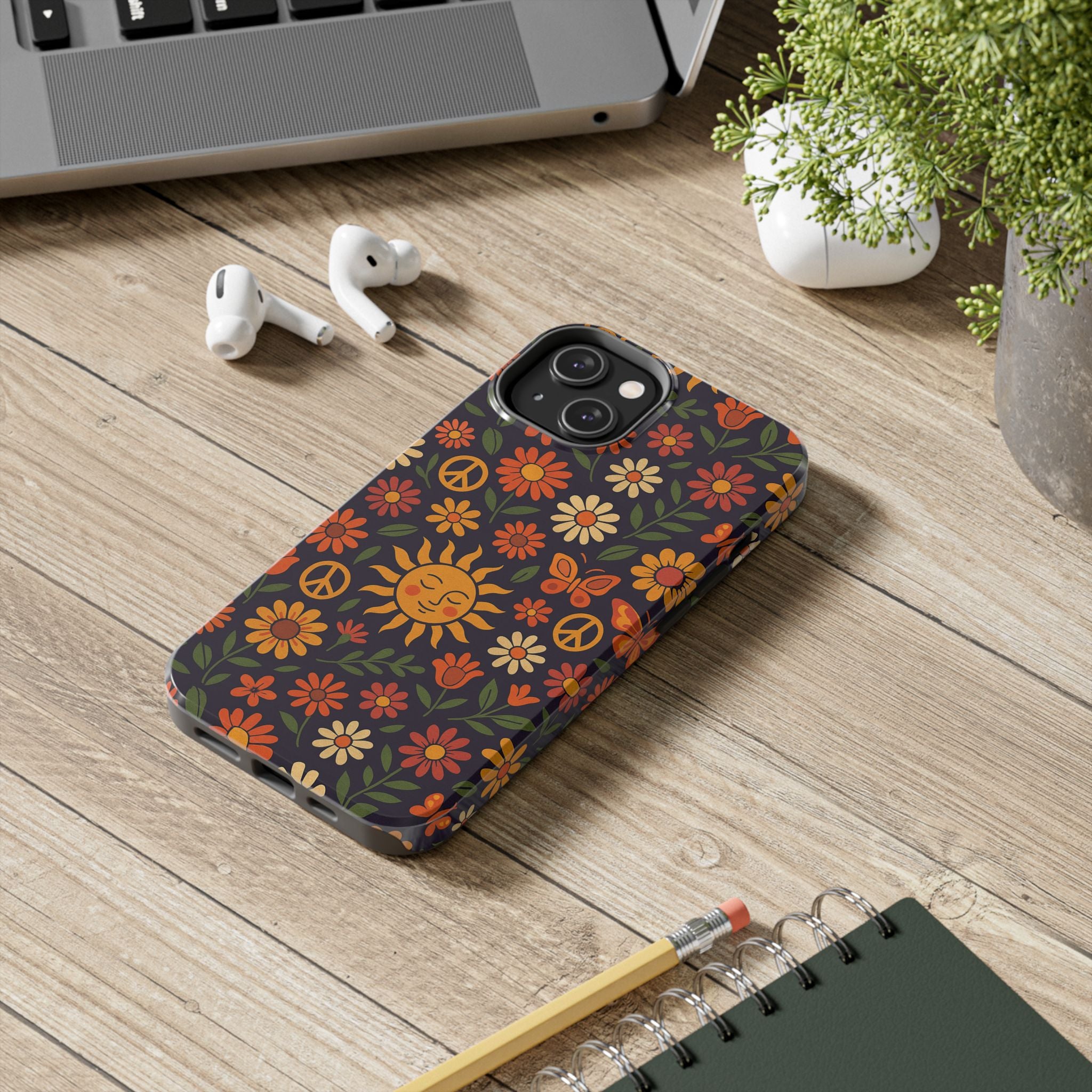 Celestial Bloom – Psychedelic Hippie Phone Case