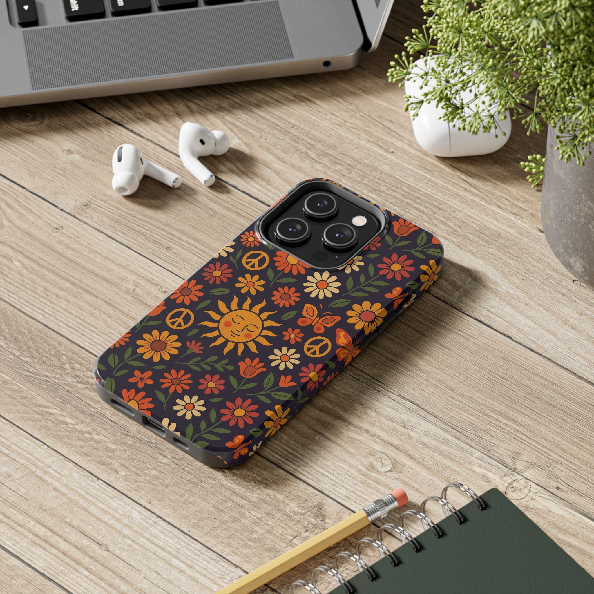 Celestial Bloom – Psychedelic Hippie Phone Case