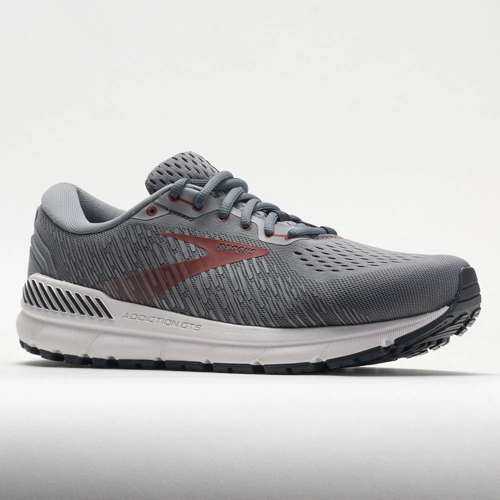 Brooks Addiction GTS 15 Men's Grey/Ebony/Chili Oil