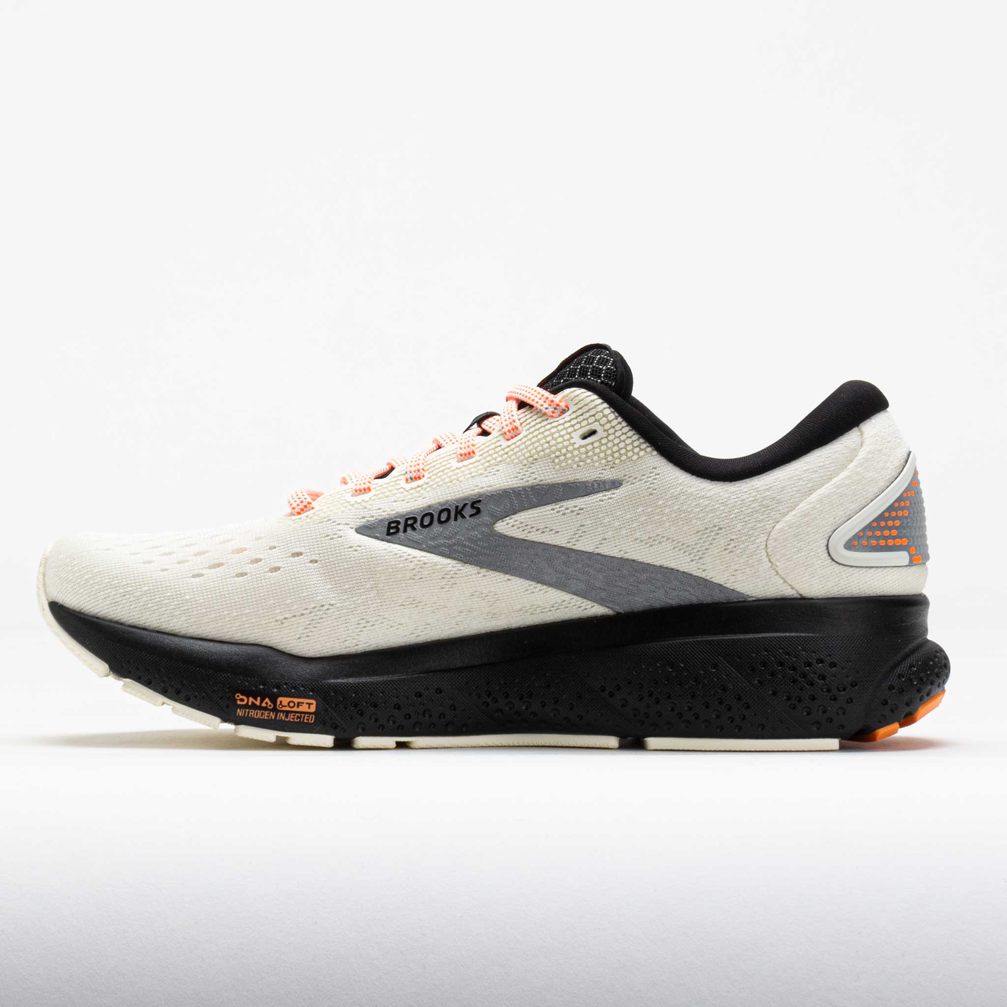 Brooks Ghost 16 Men's Ecru/Orange/Black