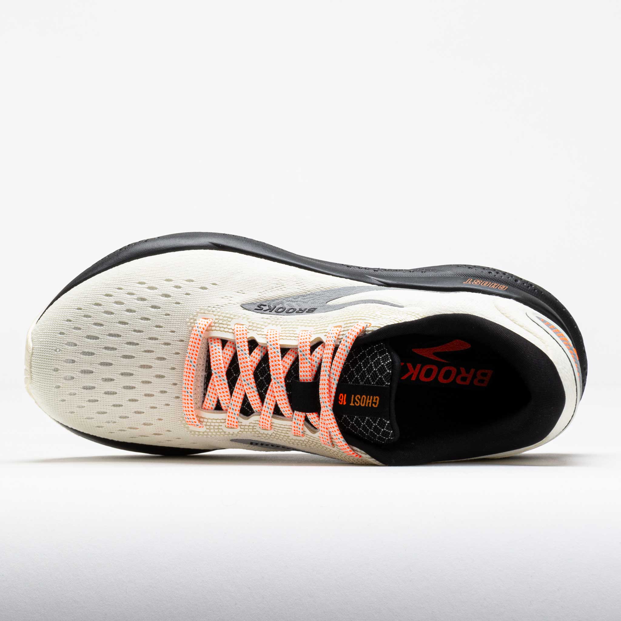 Brooks Ghost 16 Men's Ecru/Orange/Black