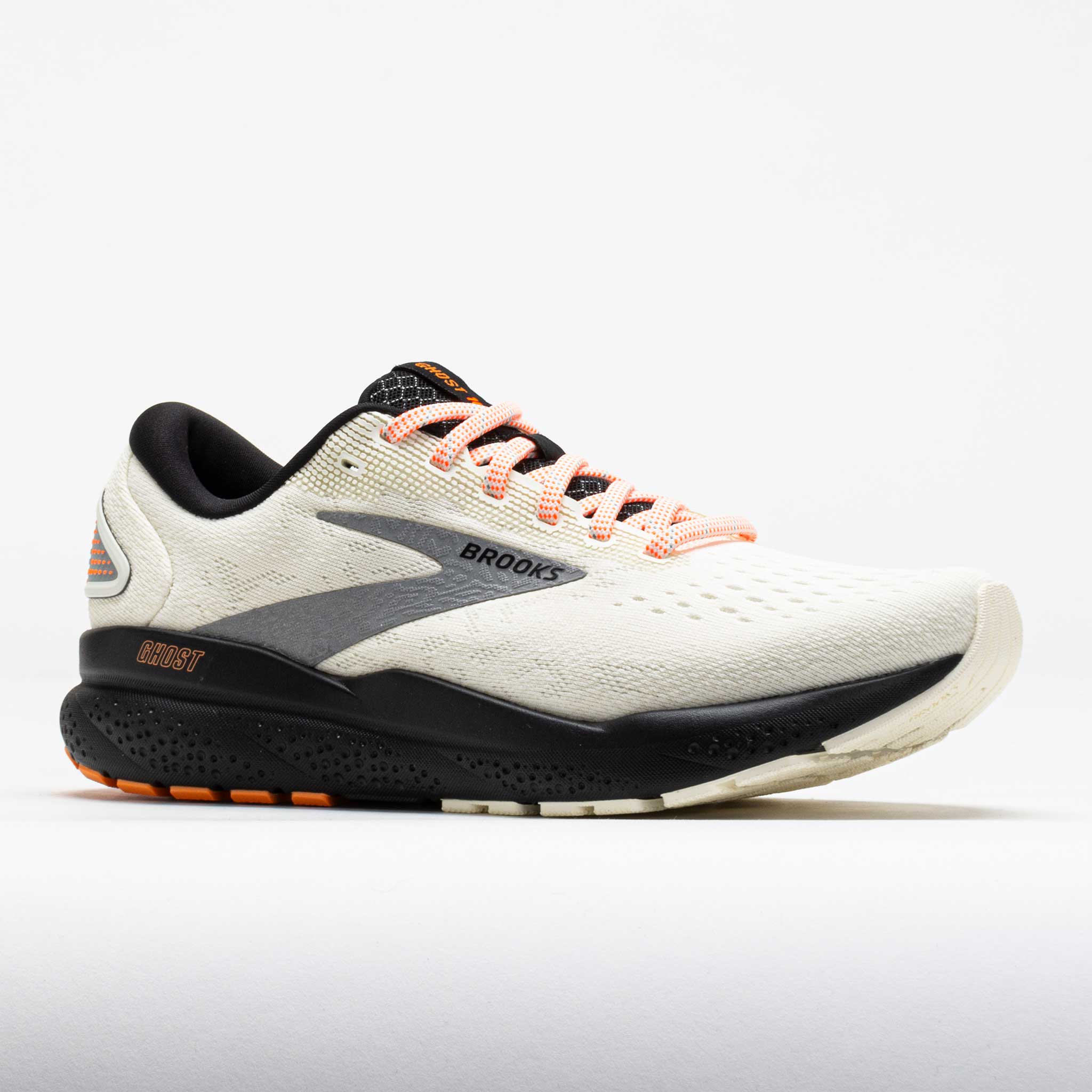 Brooks Ghost 16 Men's Ecru/Orange/Black