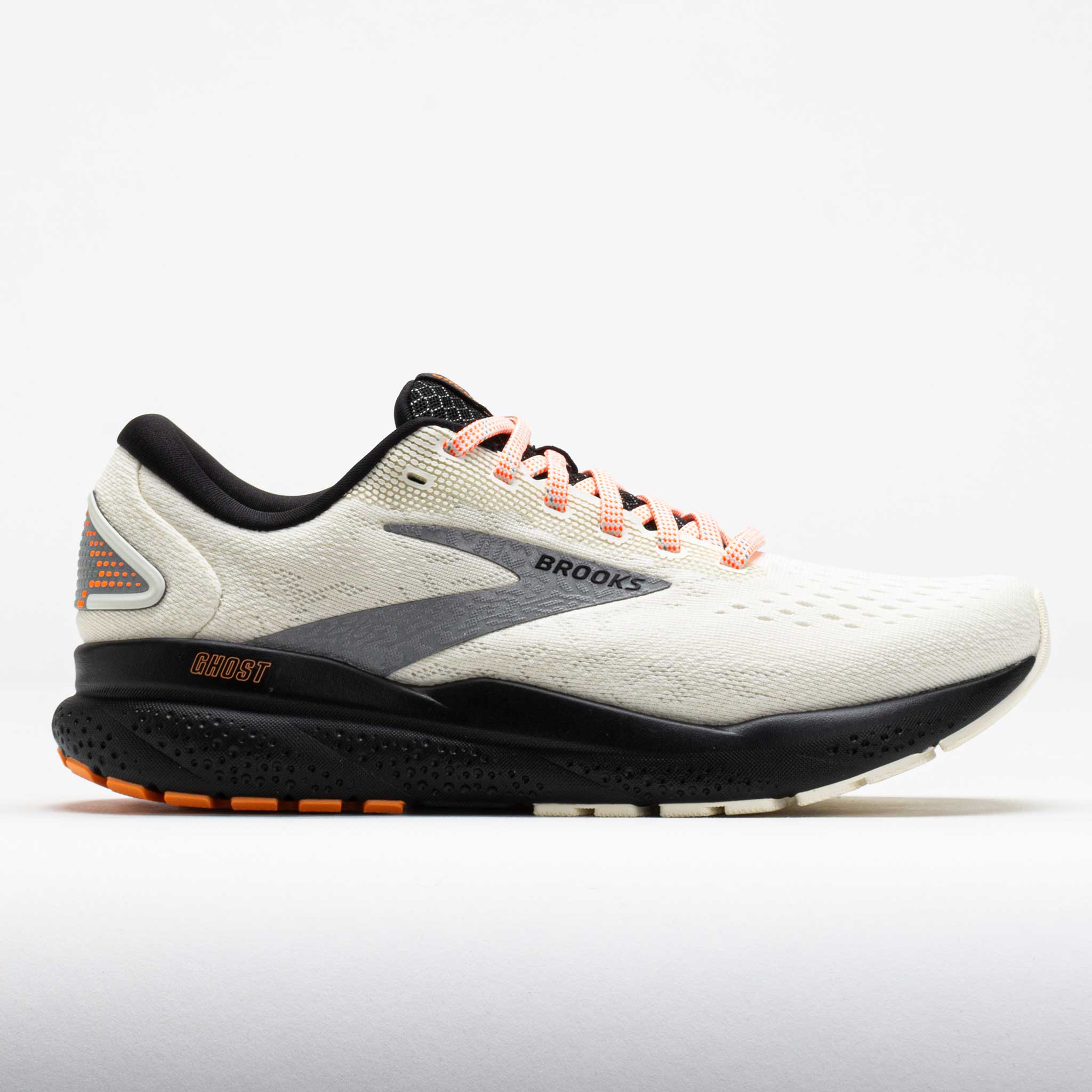 Brooks Ghost 16 Men's Ecru/Orange/Black