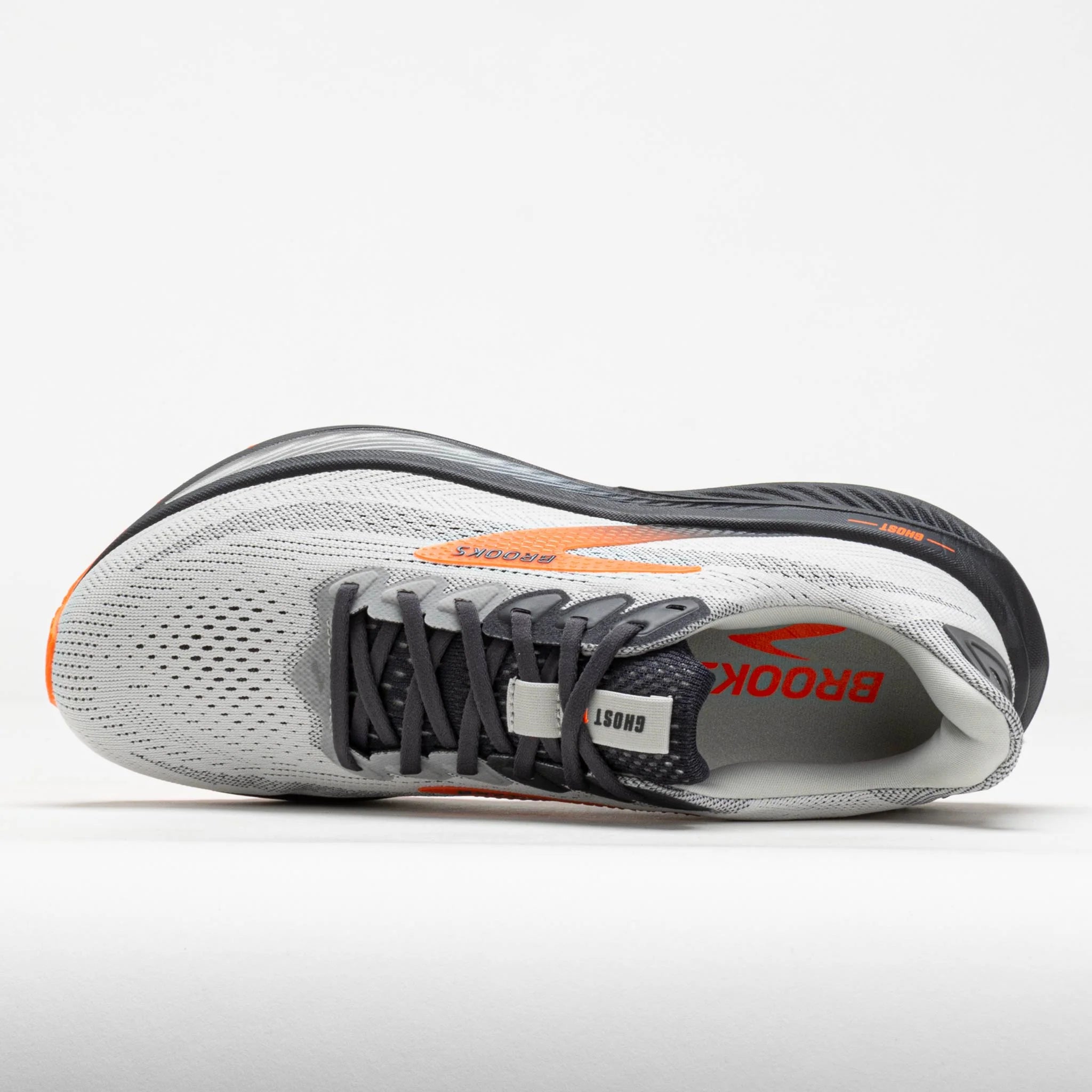 Brooks Ghost 17 Men's Oyster Mushroom/Orange/Ebony