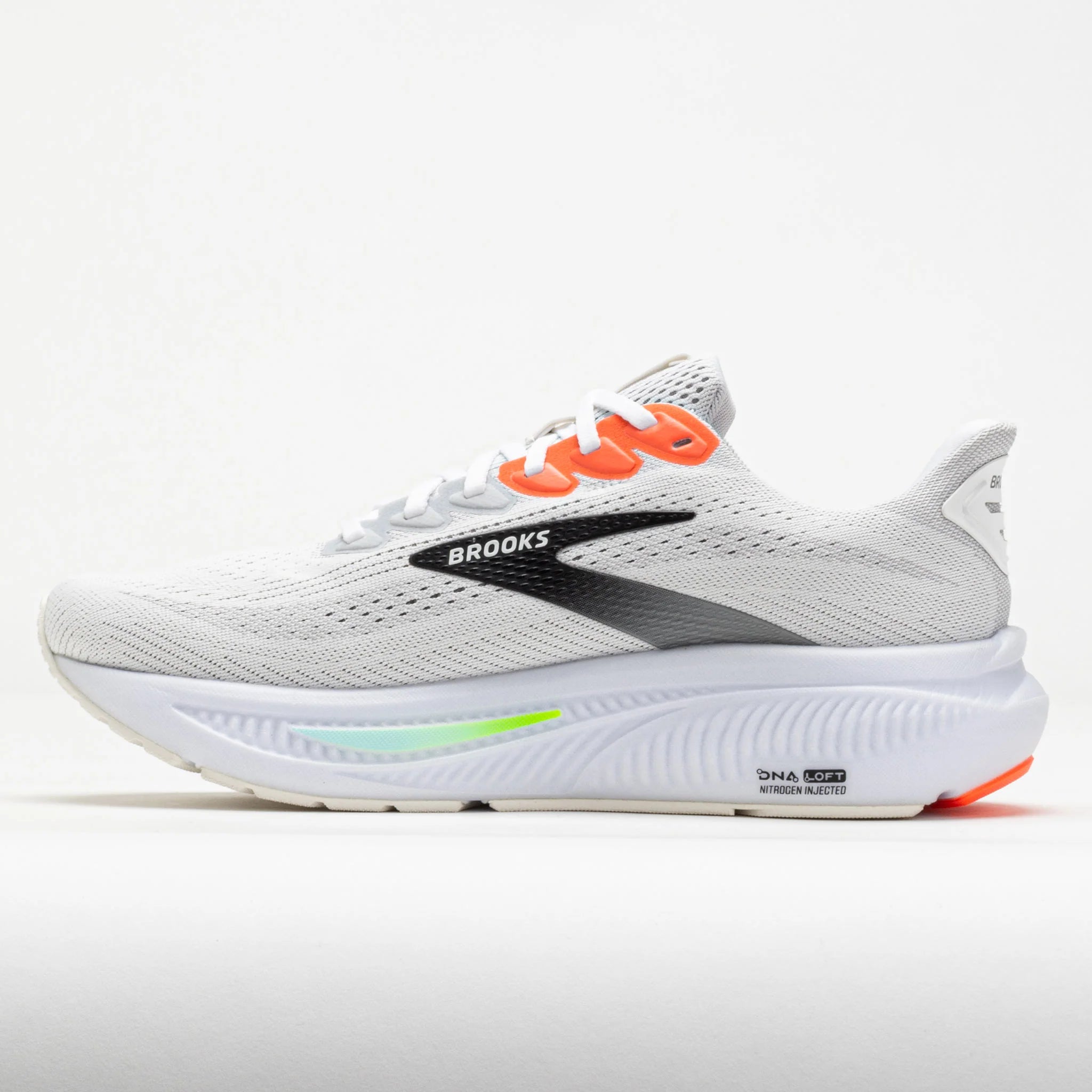 Brooks Ghost 17 Men's White/Pink Clay/Gecko