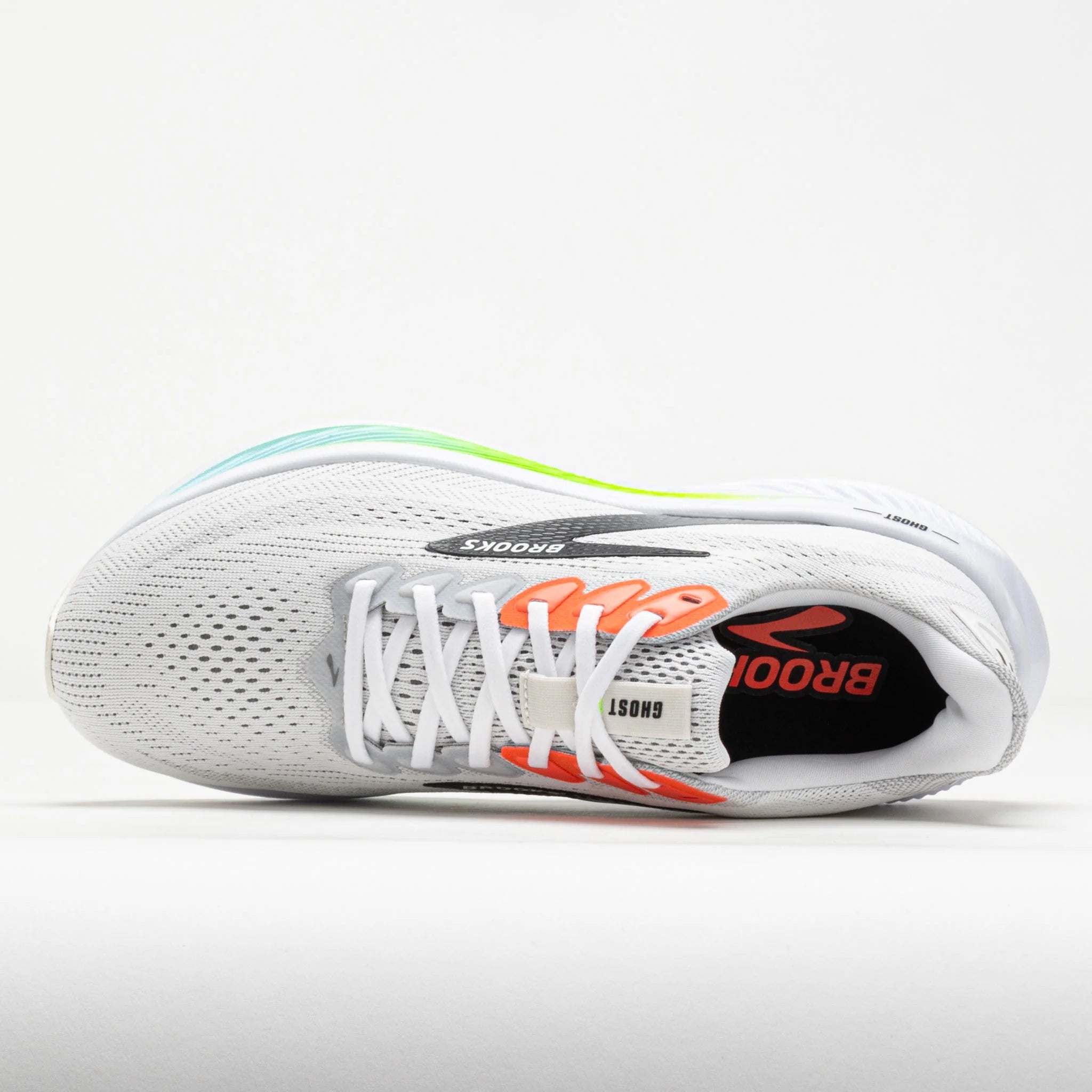 Brooks Ghost 17 Men's White/Pink Clay/Gecko