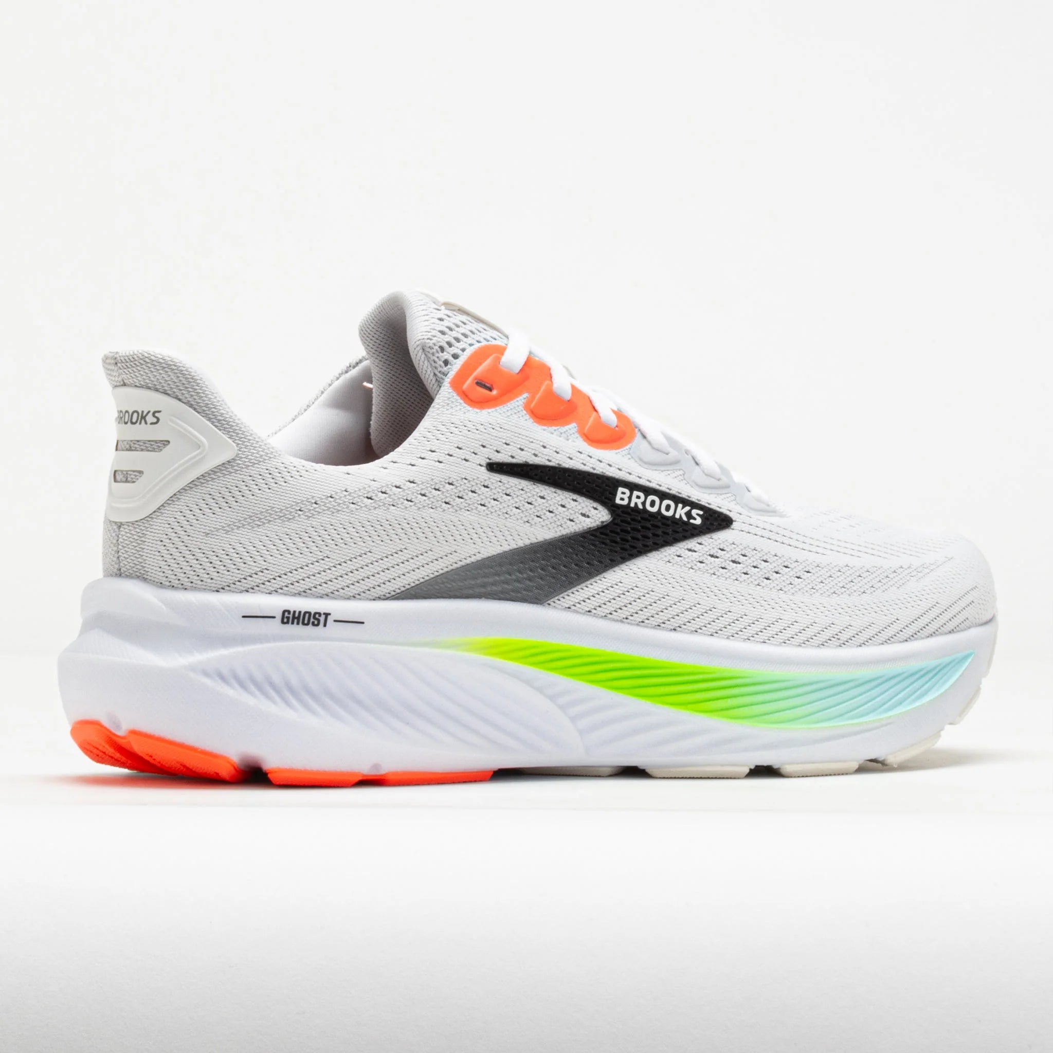 Brooks Ghost 17 Men's White/Pink Clay/Gecko