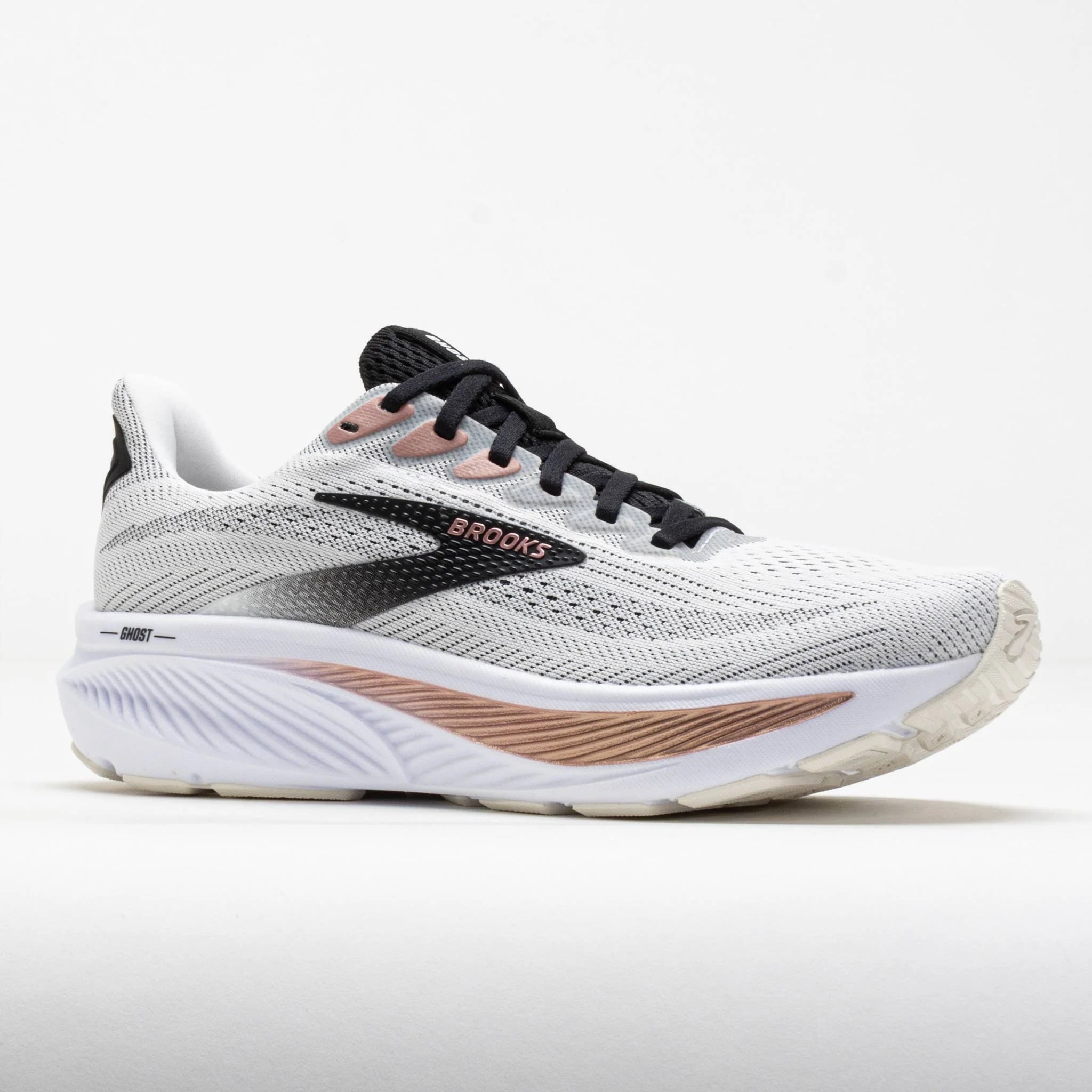 Brooks Ghost 17 Women's White/Black/Rose Gold