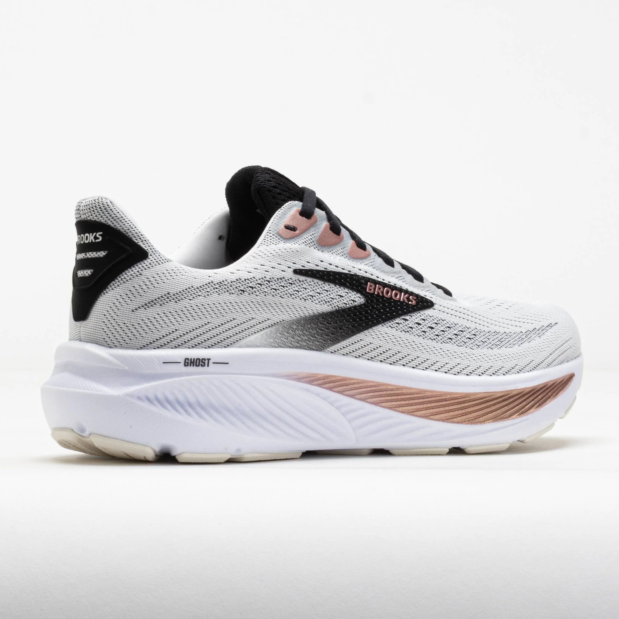 Brooks Ghost 17 Women's White/Black/Rose Gold