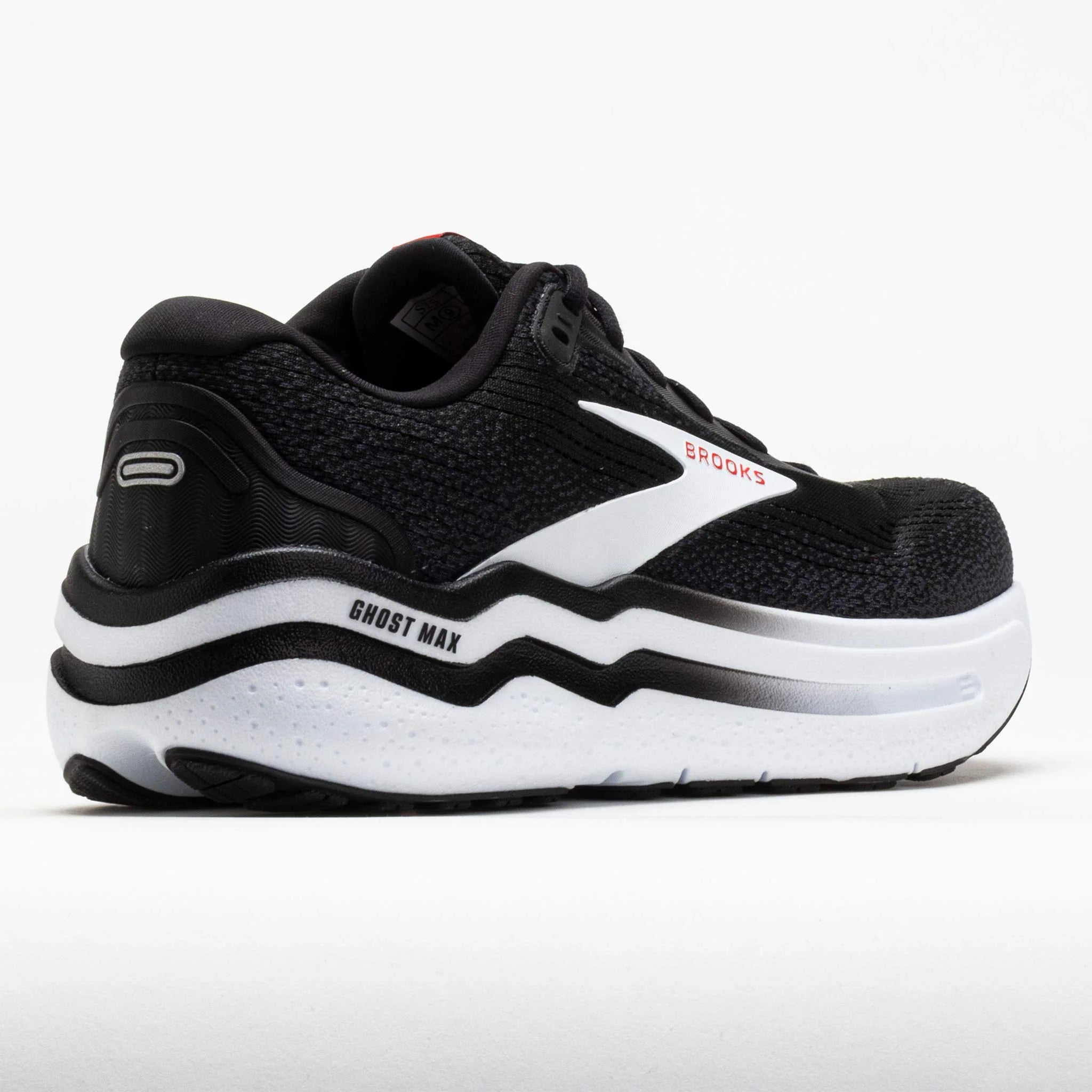 Brooks Ghost Max 2 Men's Black/White/Fiery Red