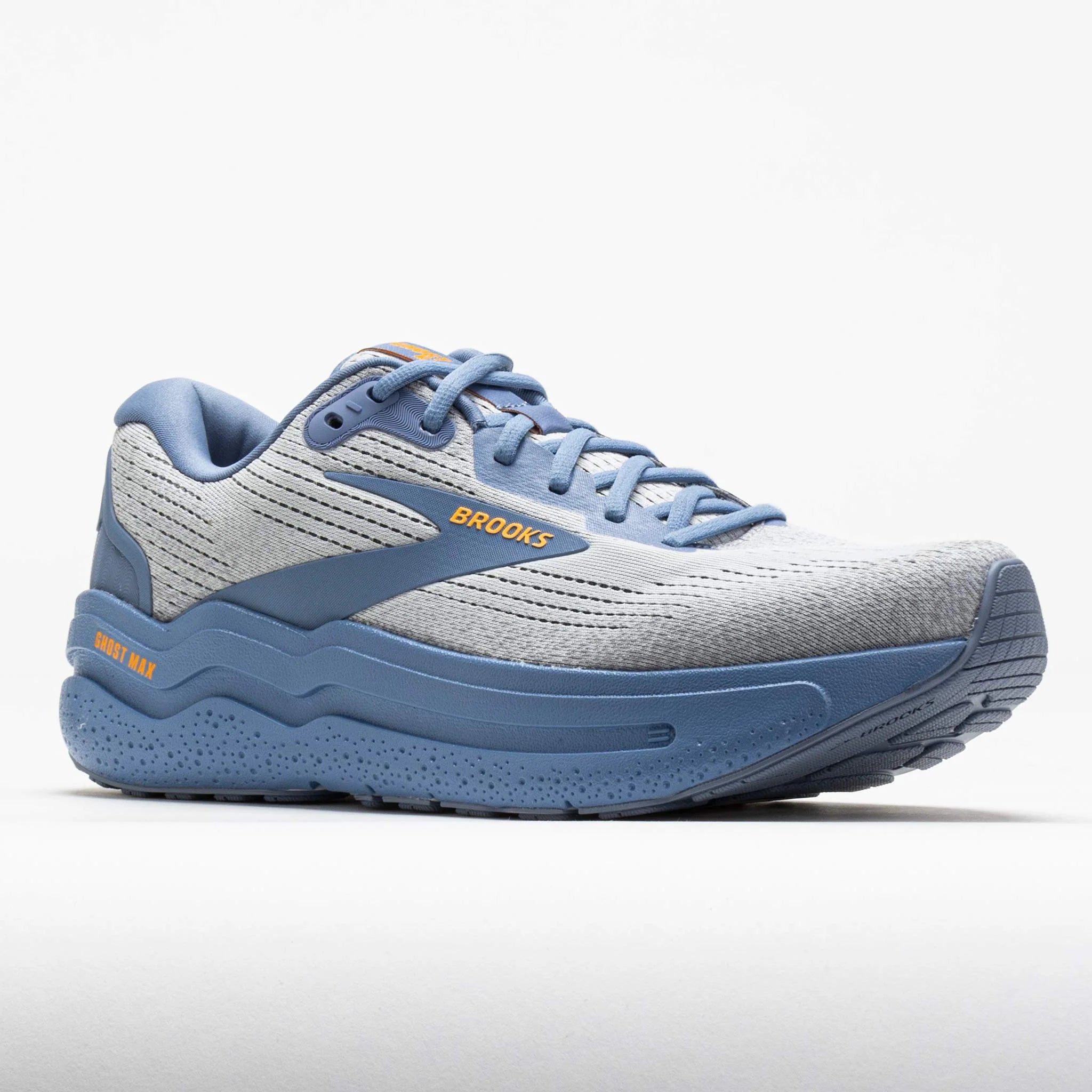 Brooks Ghost Max 2 Men's Oyster Mushroom/Blue/Orange