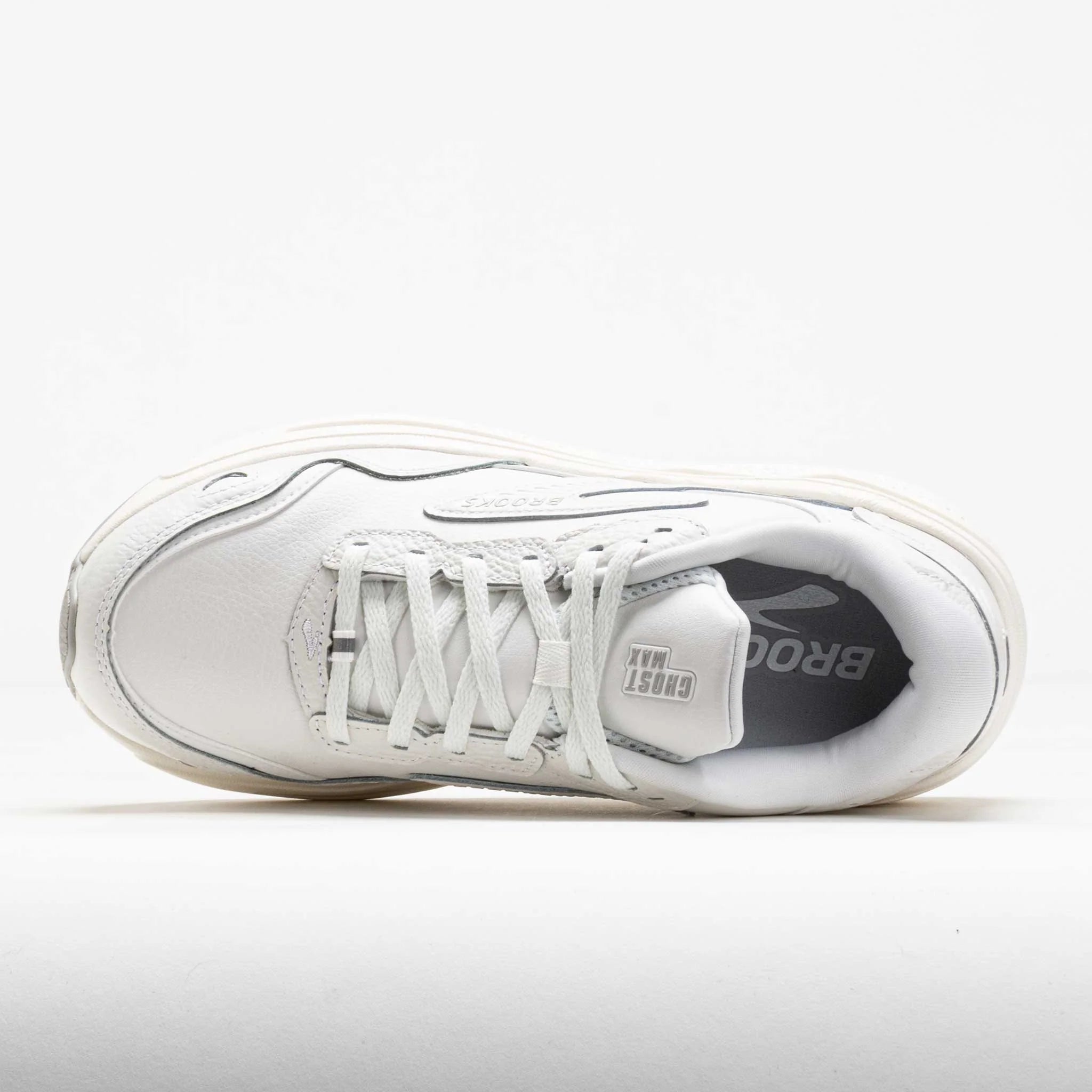 Brooks Ghost Max Leather Women's White/White