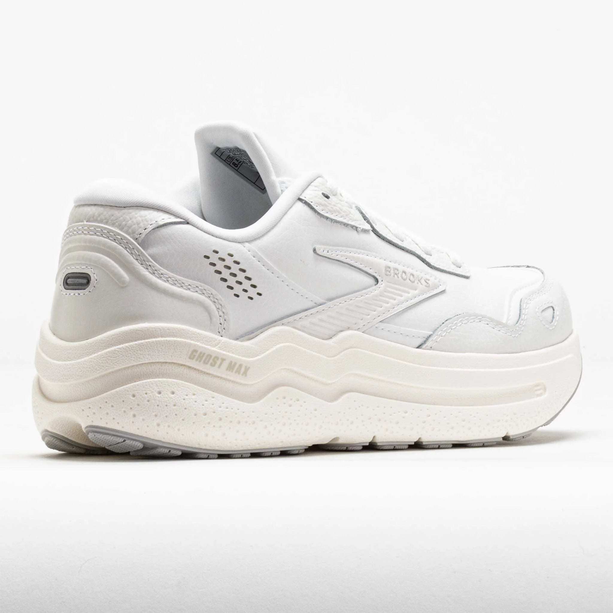 Brooks Ghost Max Leather Women's White/White