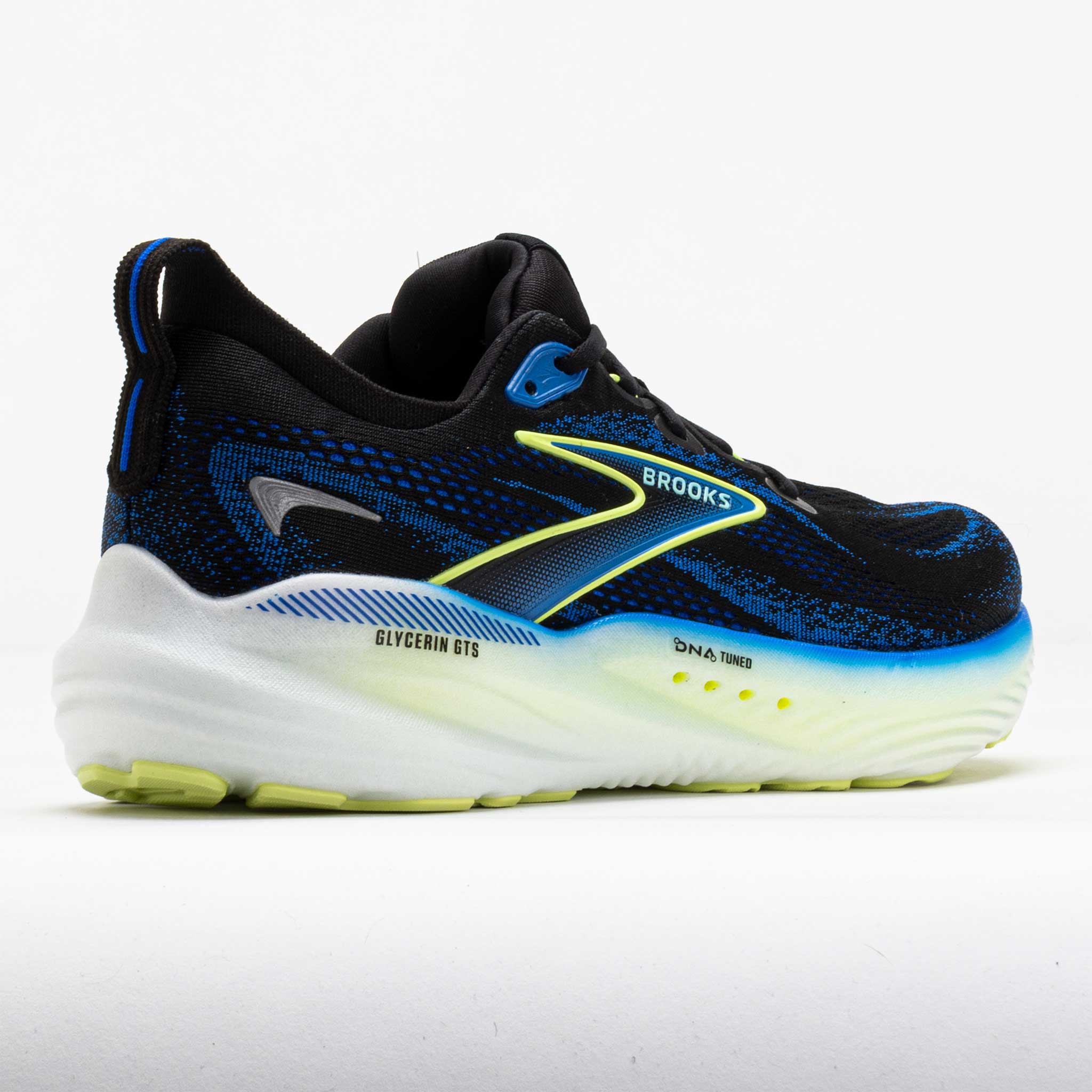 Brooks Glycerin GTS 22 Men's Black/Cobalt/Neo Yellow