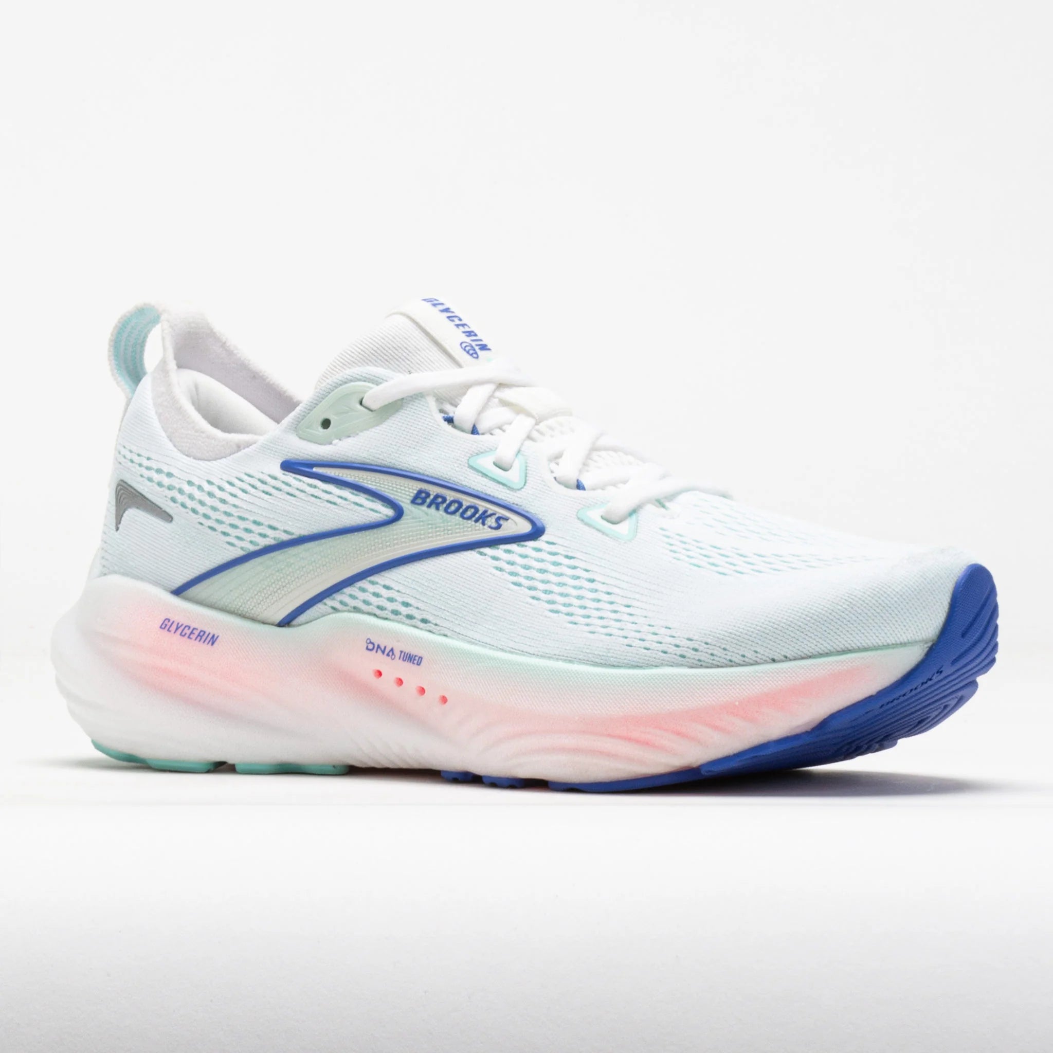 Brooks Glycerin GTS 22 Women's White/Limpet Shell/Amparo Blue