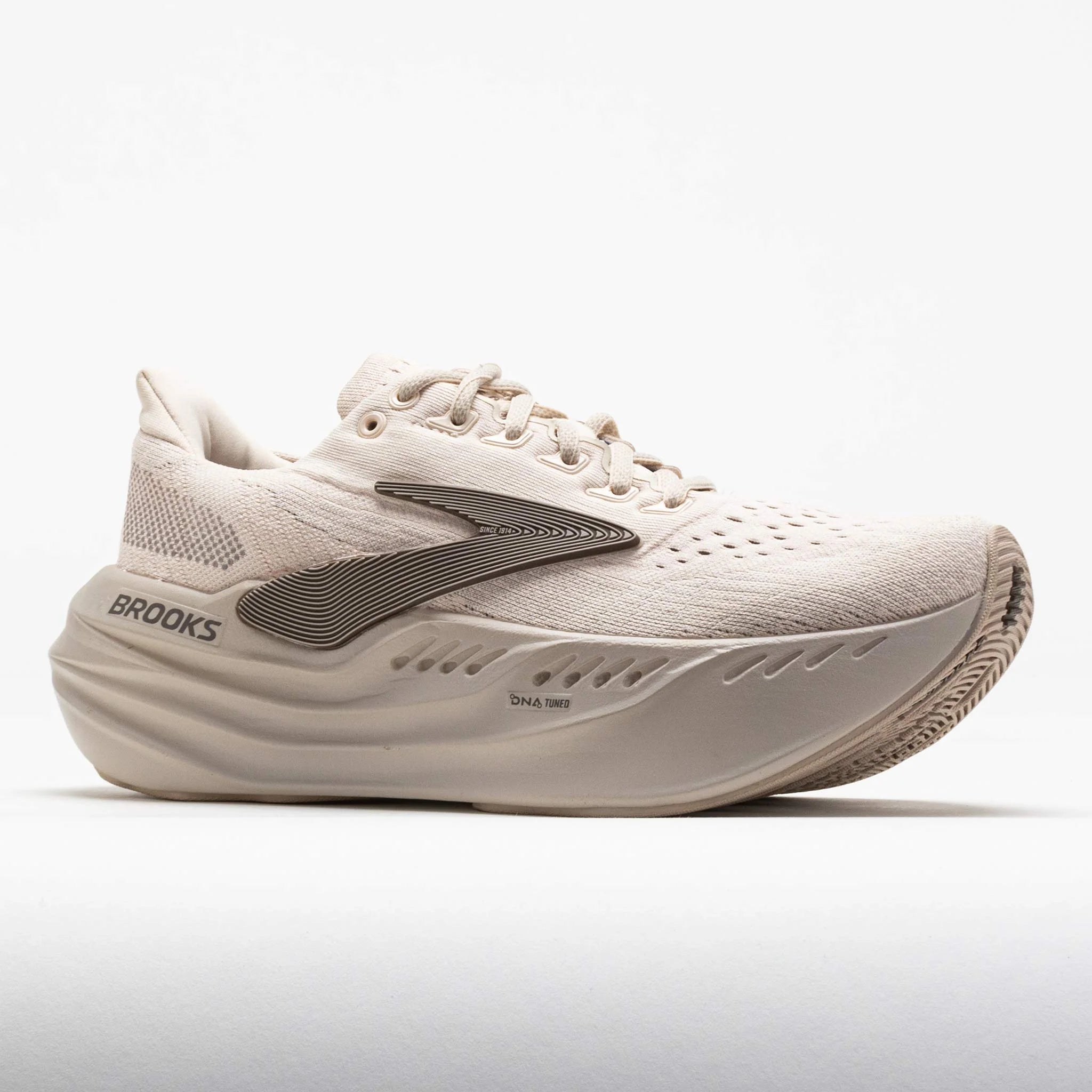 Brooks Glycerin Max Women's Almond Peach/London Fog/White