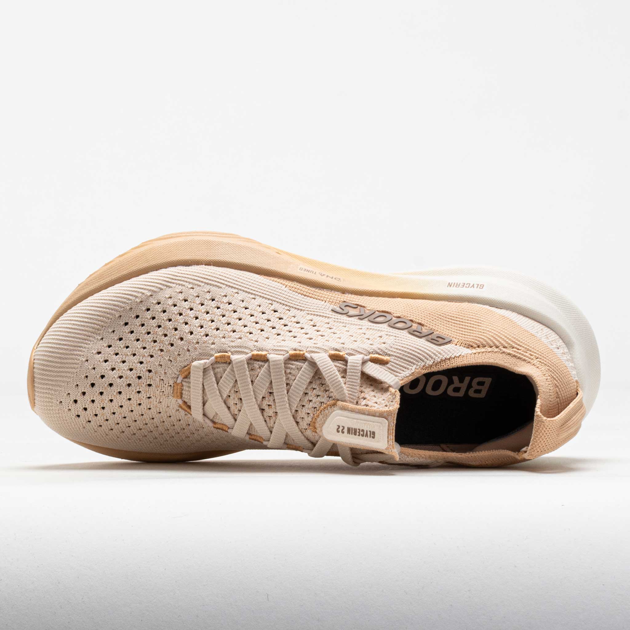 Brooks Glycerin StealthFit 22 Women's Almond Peach/Almond/Portabella