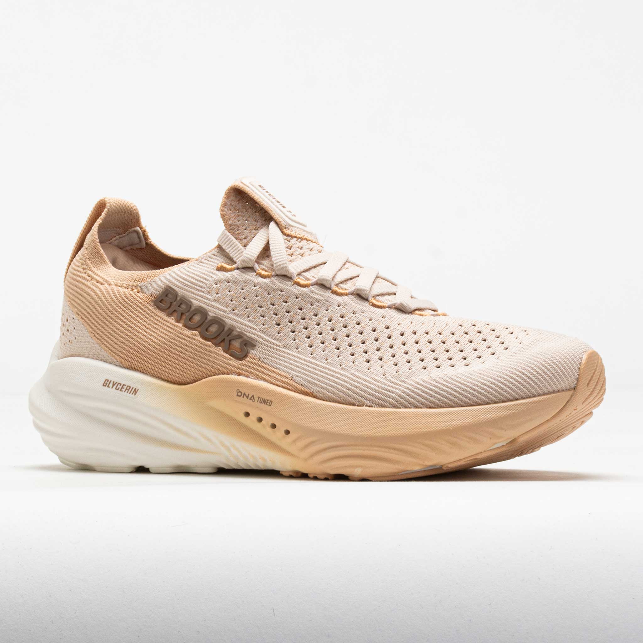 Brooks Glycerin StealthFit 22 Women's Almond Peach/Almond/Portabella