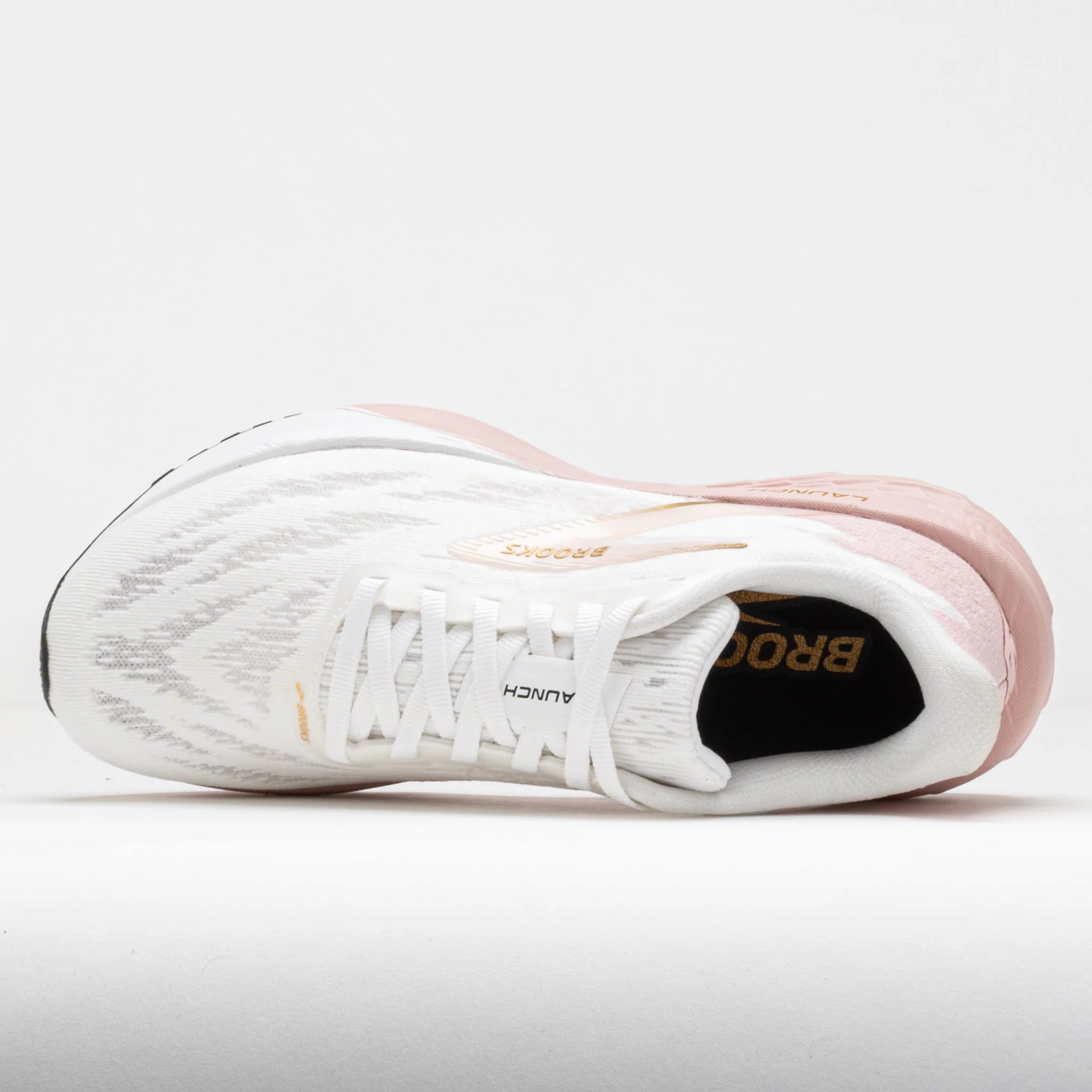 Brooks Launch 11 Women's White/Gold/Pink
