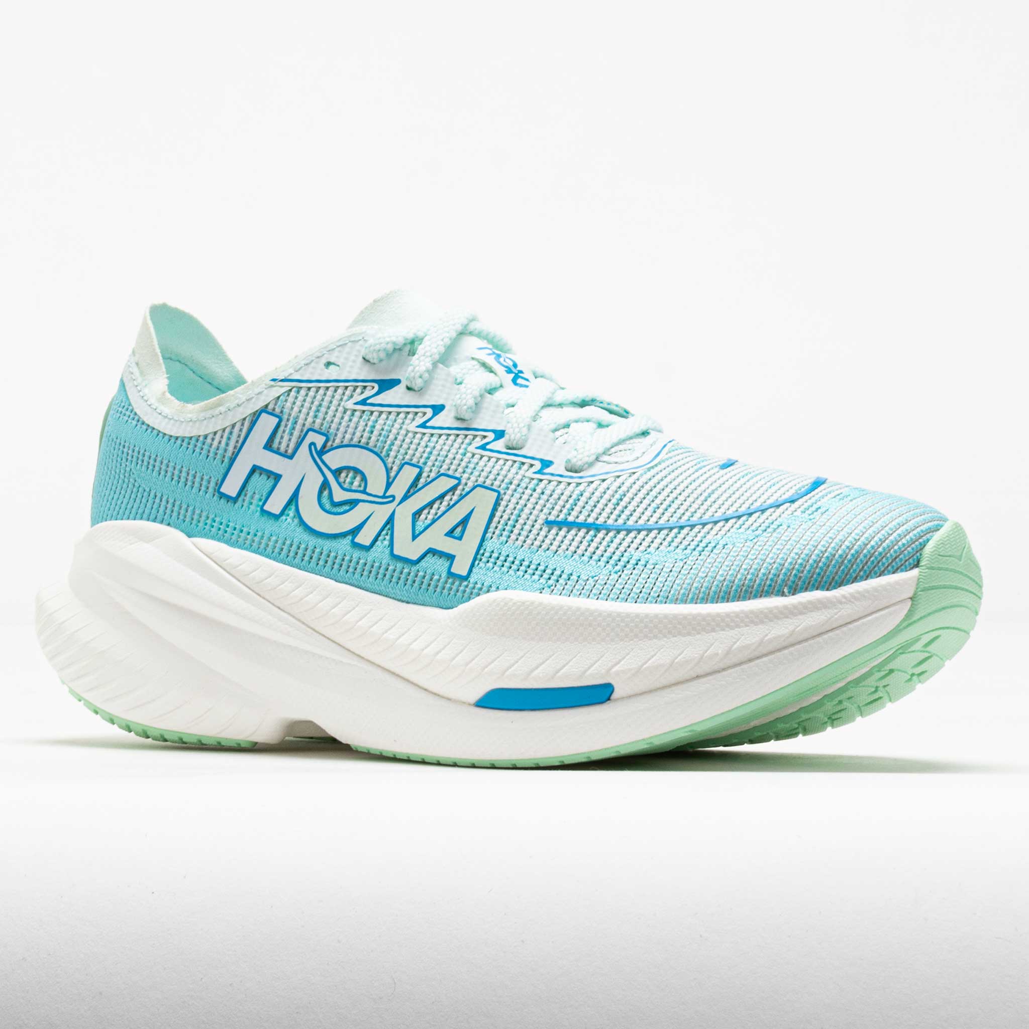 HOKA Mach X 2 Women's Snow Melt/Blue Spark