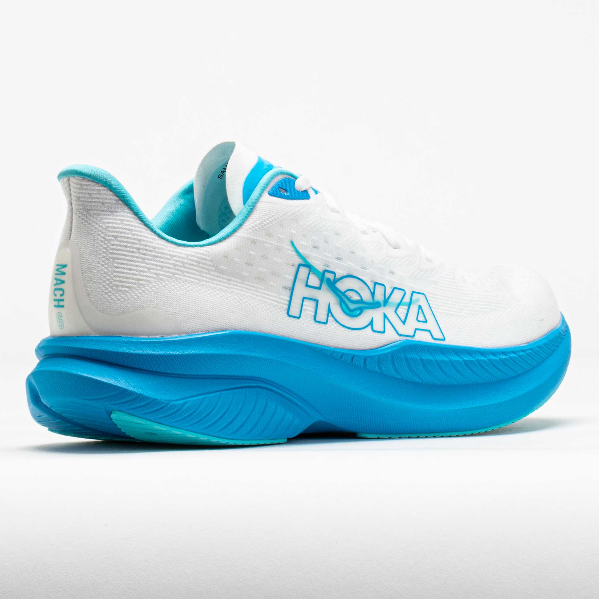 HOKA Mach 6 Men's White/Skyward Blue