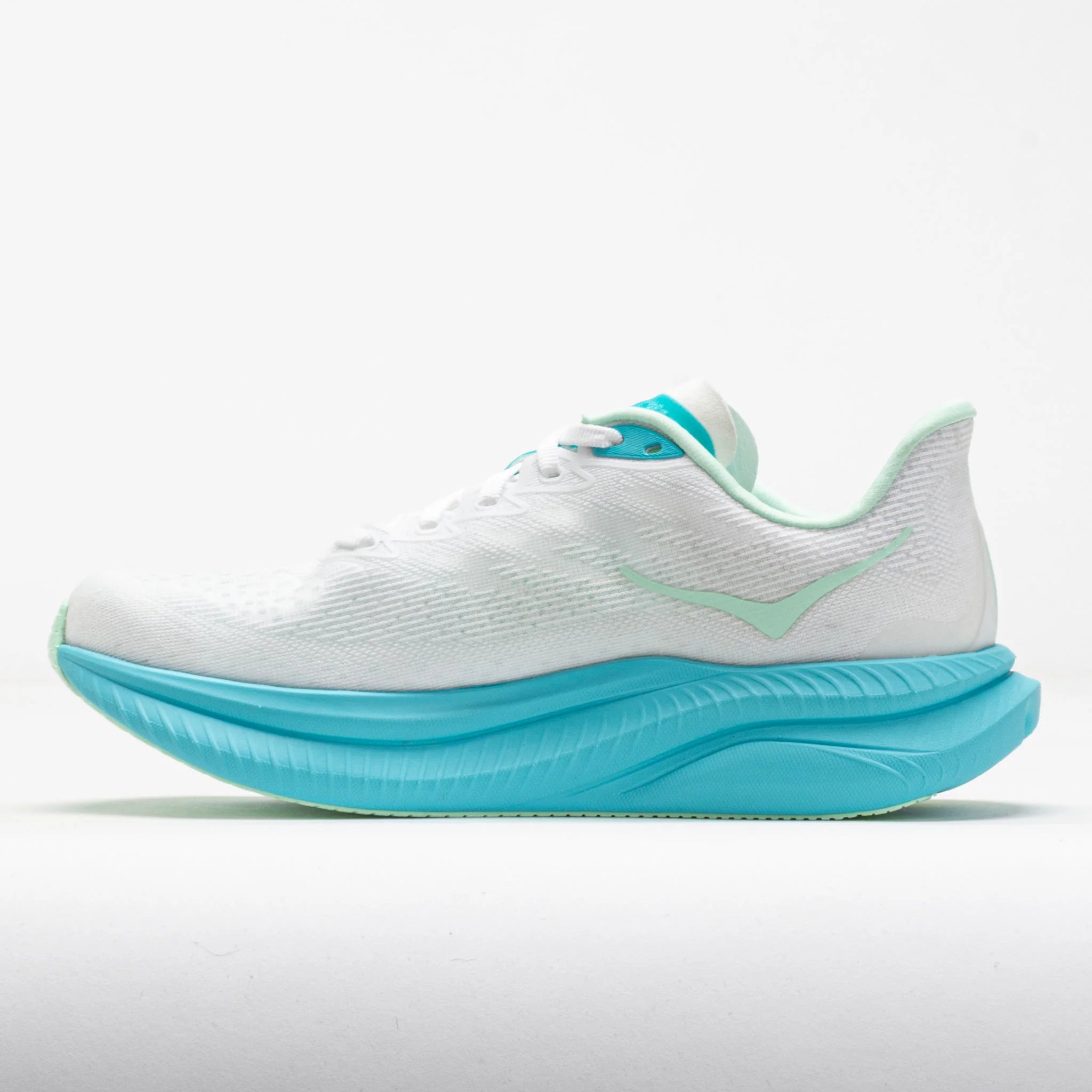 HOKA Mach 6 Women's White/Cielo Blue