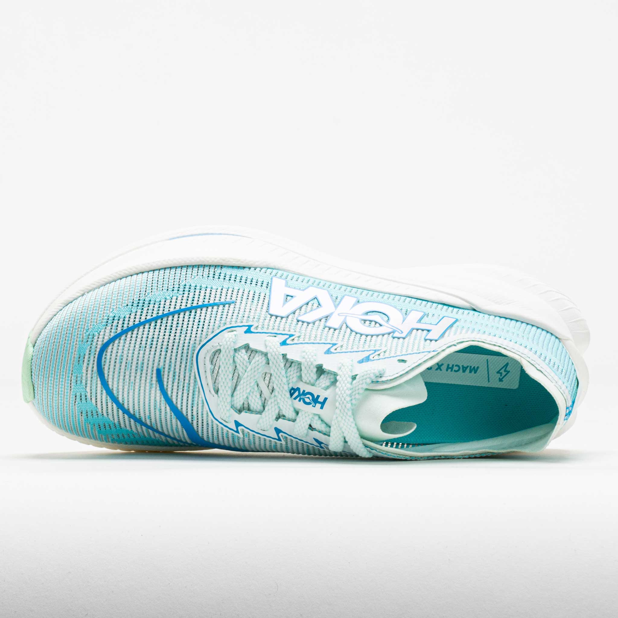 HOKA Mach X 2 Women's Snow Melt/Blue Spark