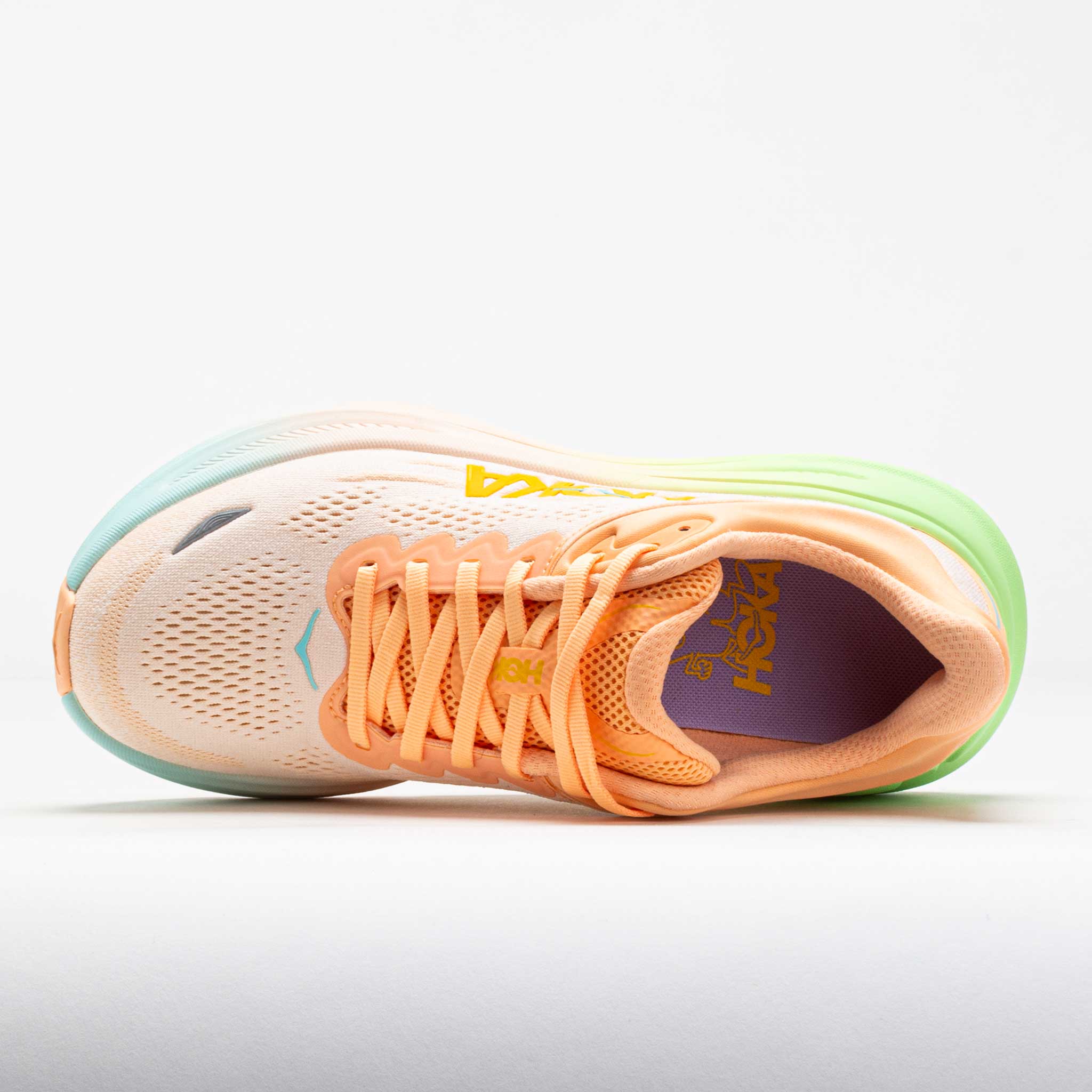 HOKA Bondi 9 Men's Frost/Pale Tangerine