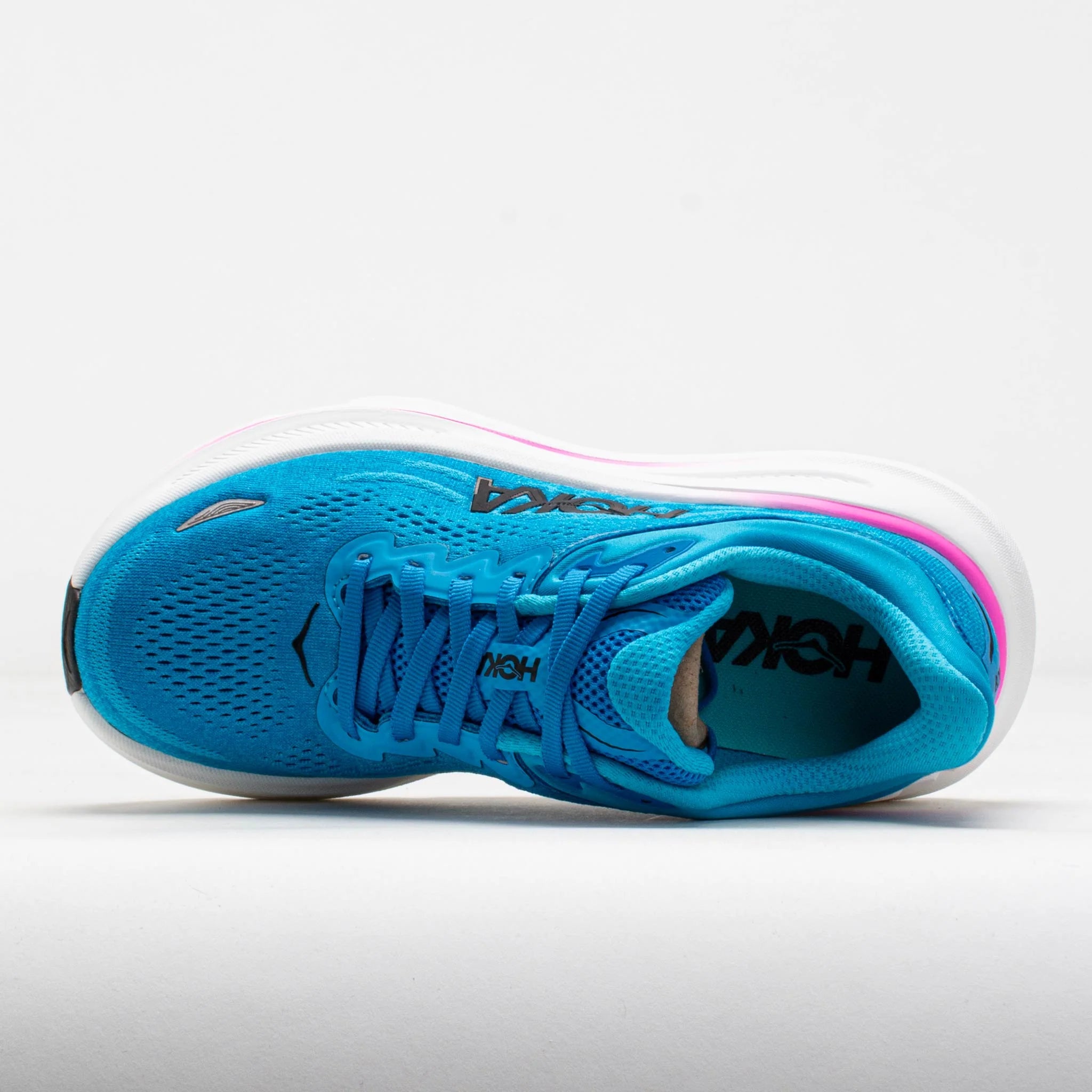 HOKA Bondi 9 Women's Skyward Blue/Neon Fuchsia