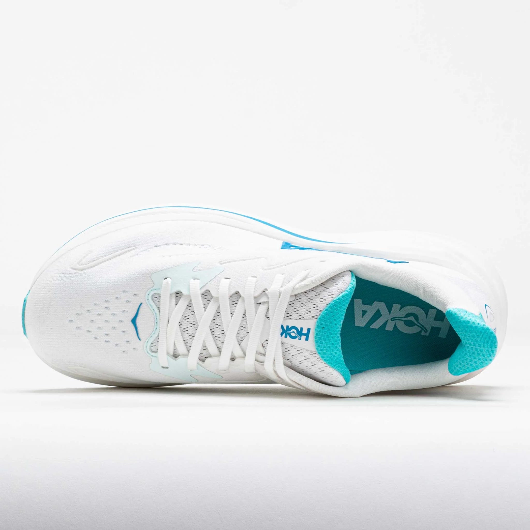 HOKA Clifton 10 Men's White/Skyward Blue