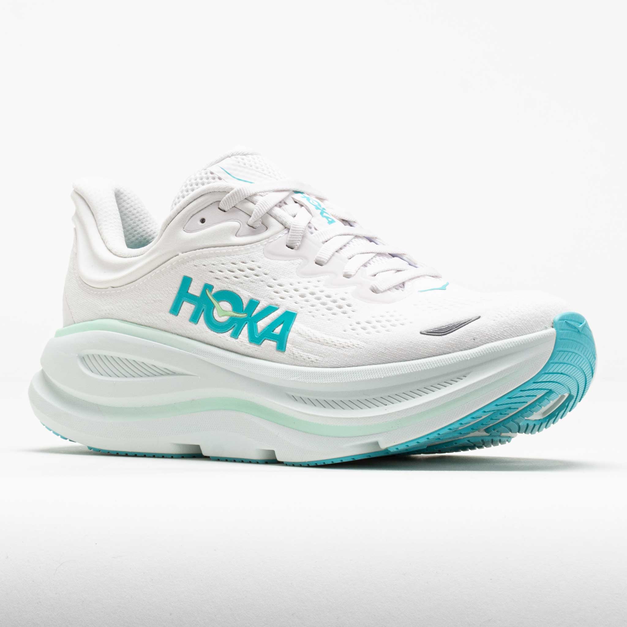 HOKA Bondi 9 Women's Frost/Cielo Blue