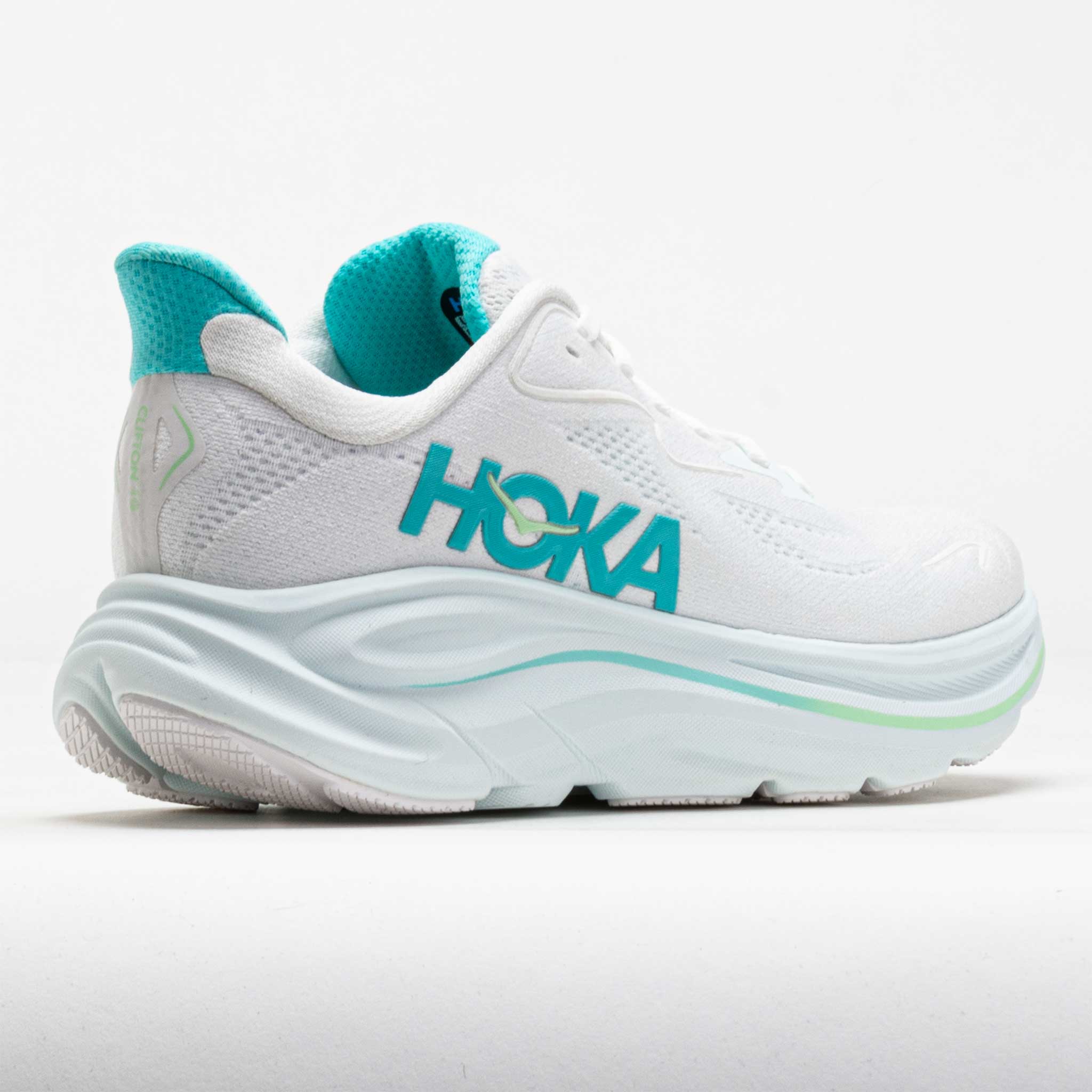 HOKA Clifton 10 Women's White/Cielo Blue