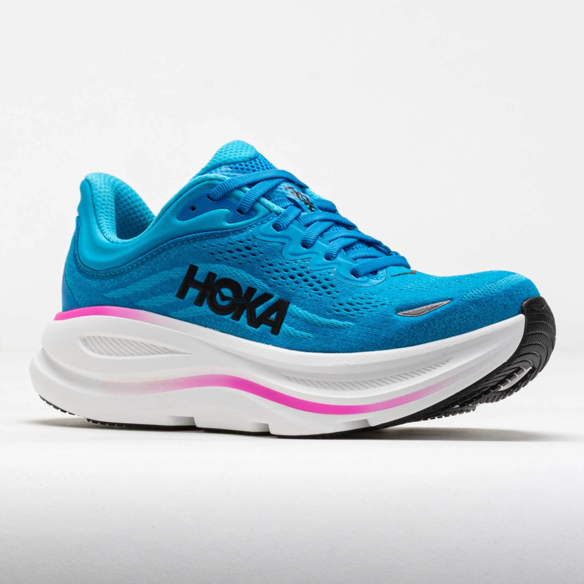 HOKA Bondi 9 Women's Skyward Blue/Neon Fuchsia
