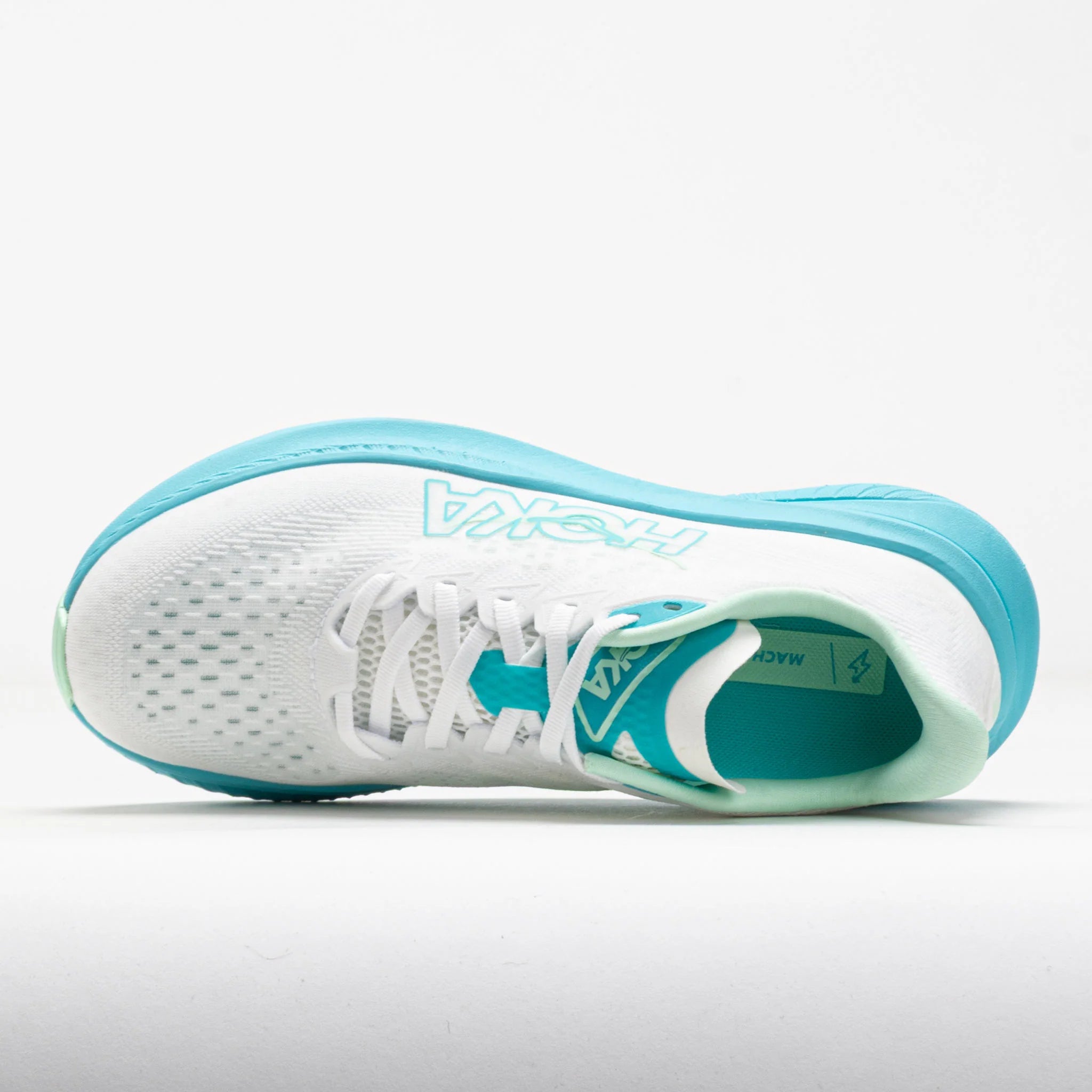 HOKA Mach 6 Women's White/Cielo Blue