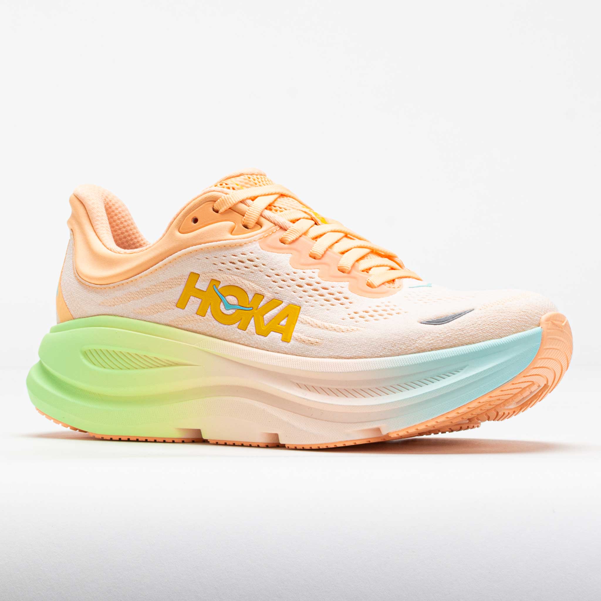 HOKA Bondi 9 Men's Frost/Pale Tangerine