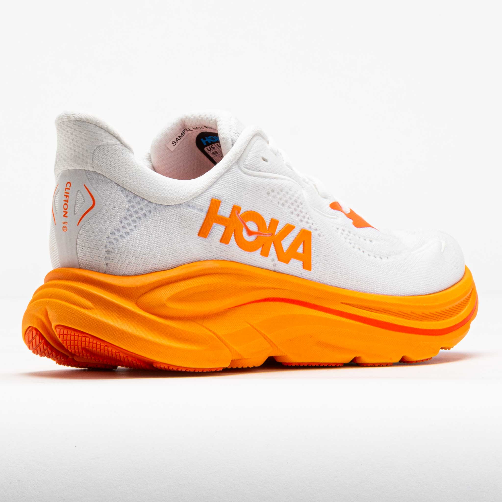 HOKA Clifton 10 Men's Frost/Orange Zest