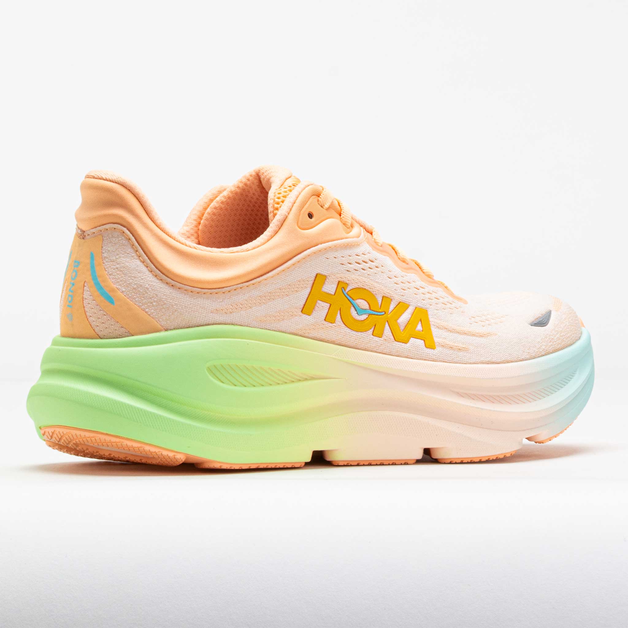 HOKA Bondi 9 Men's Frost/Pale Tangerine