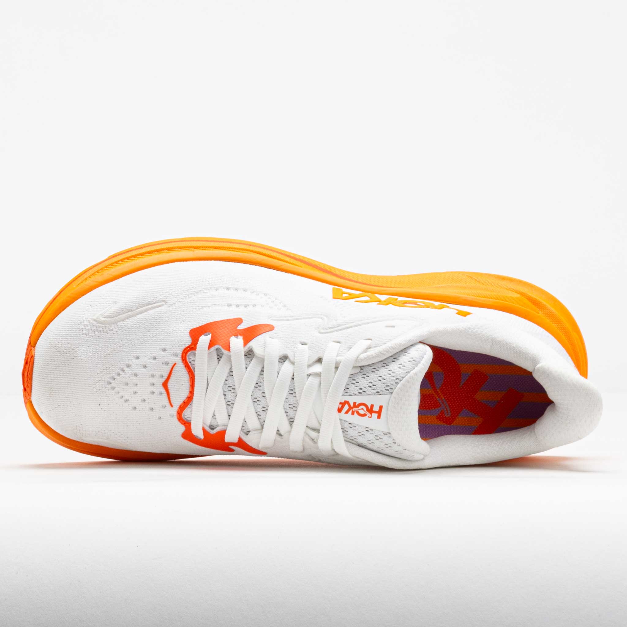 HOKA Clifton 10 Men's Frost/Orange Zest