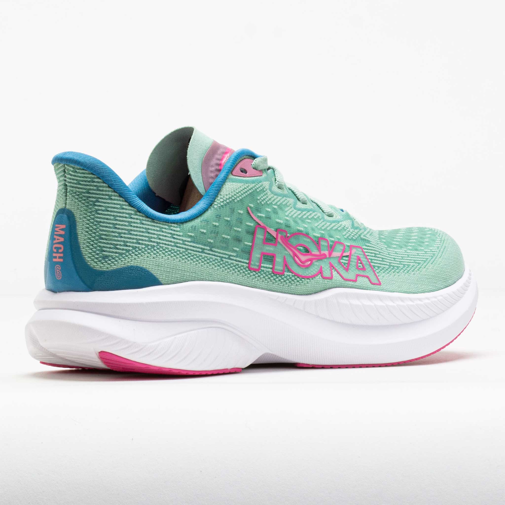 HOKA Mach 6 Women's Jadeite/Alpine Blue