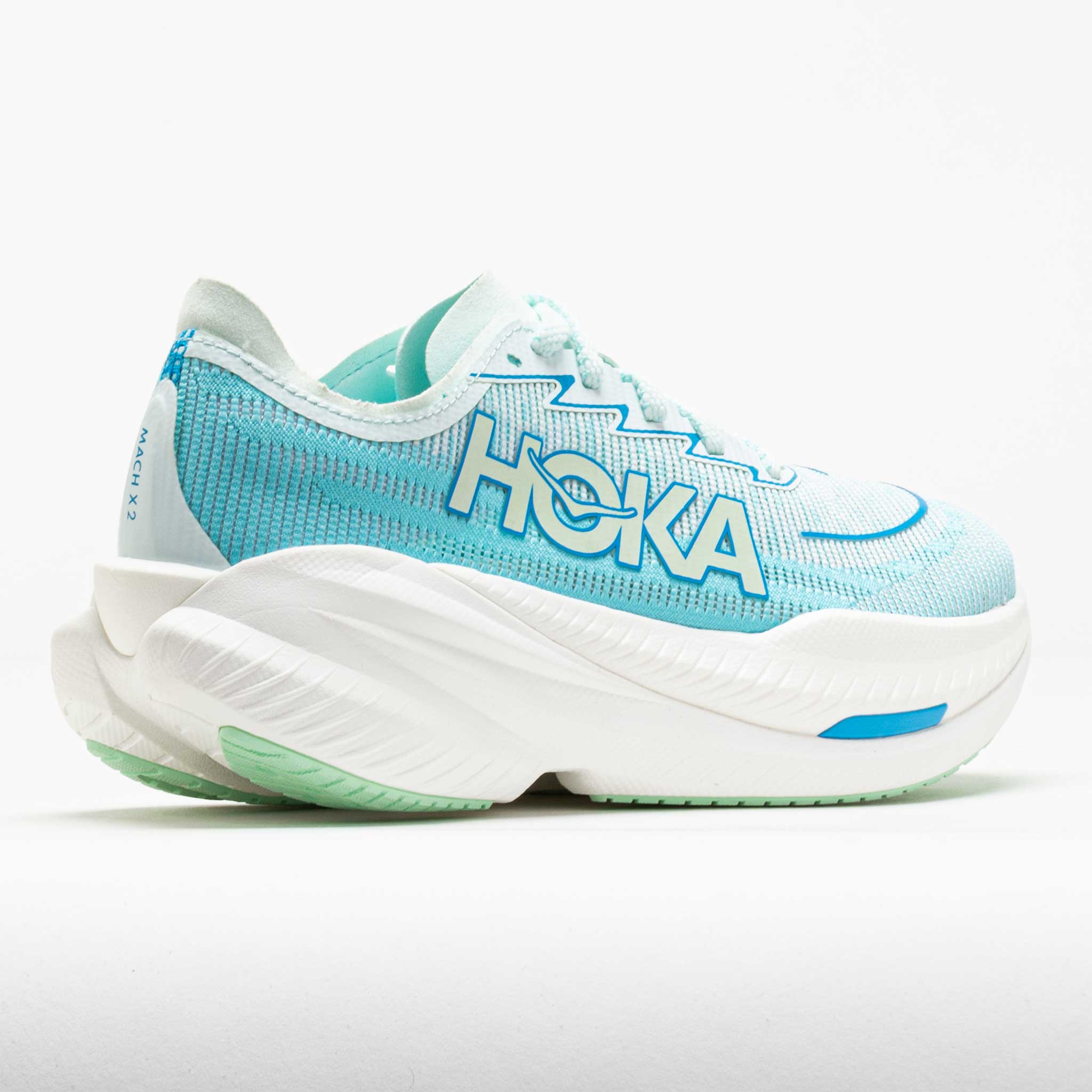 HOKA Mach X 2 Women's Snow Melt/Blue Spark