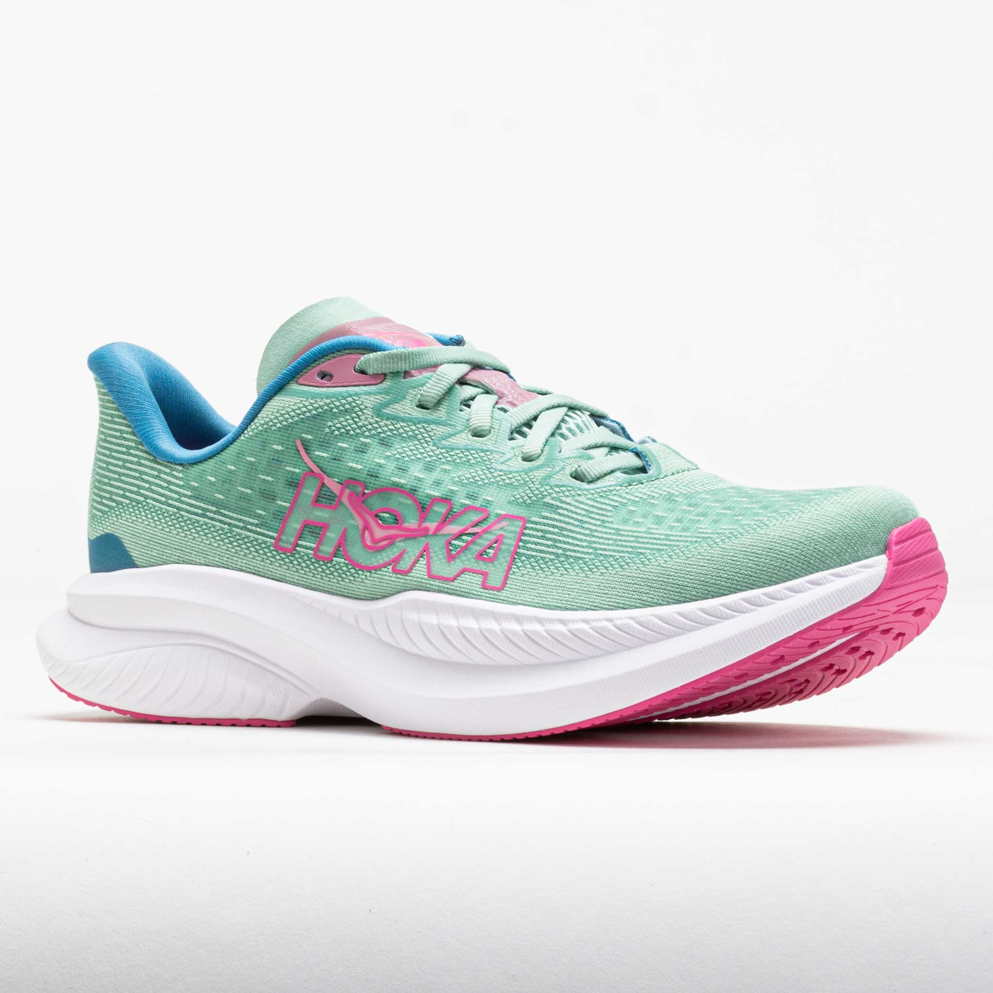 HOKA Mach 6 Women's Jadeite/Alpine Blue