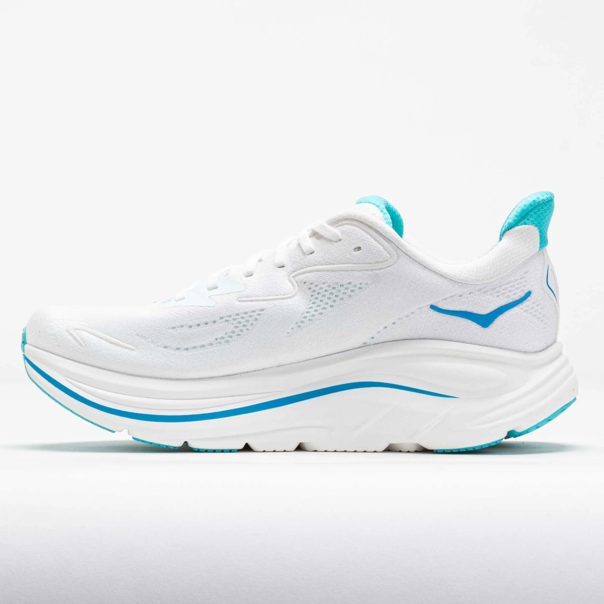 HOKA Clifton 10 Men's White/Skyward Blue